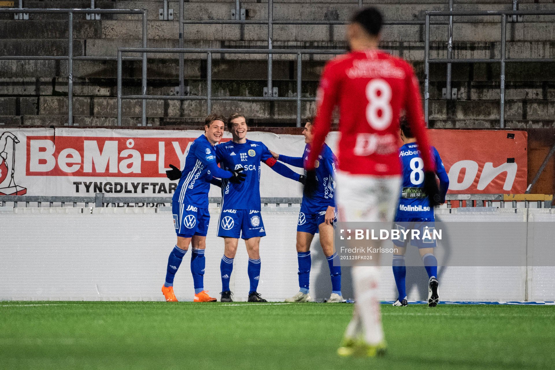 Sundsvalls Oliver Berg jublar