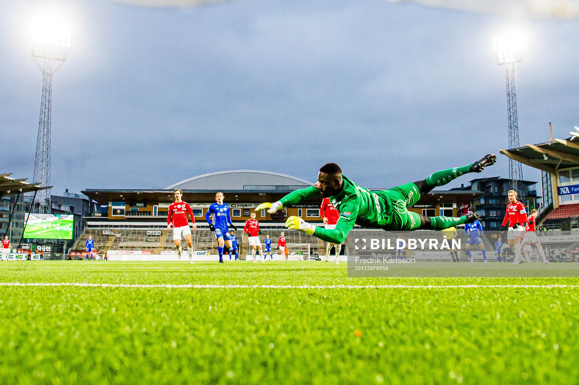 Degerfors målvakt Ismael Diawara