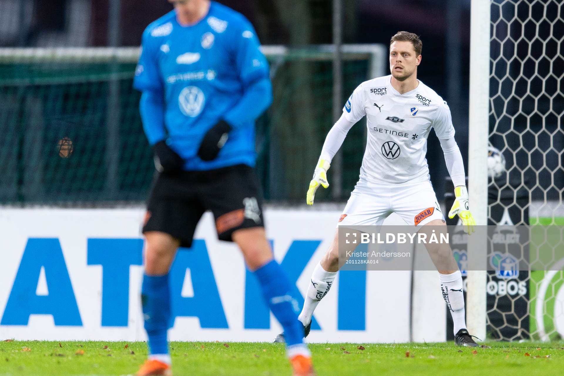 Halmstads målvakt Malkolm Nilsson Säfqvist