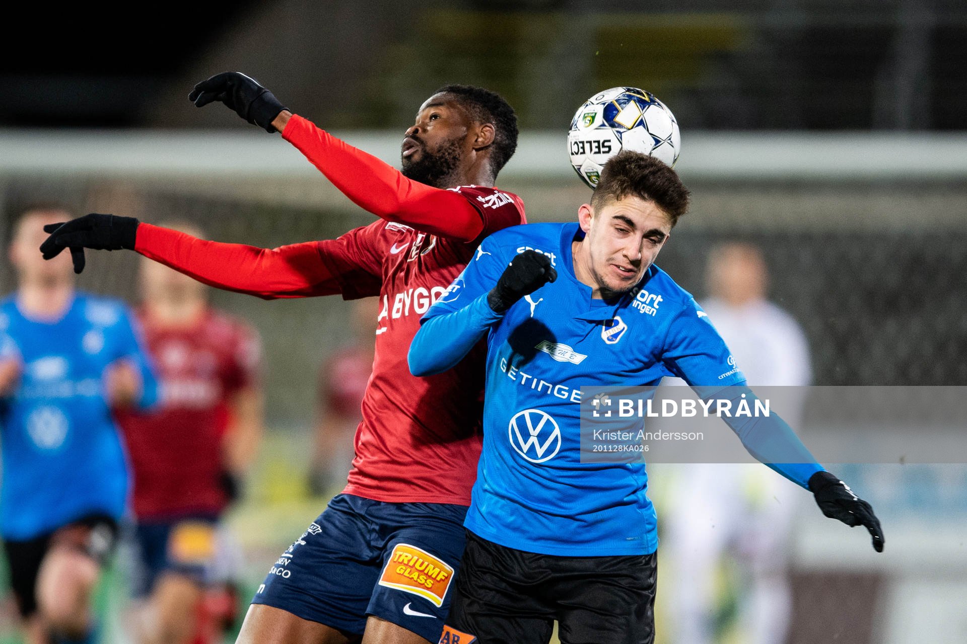 Örgrytes Abdoul Razak och Halmstads Emil Tot Wikström