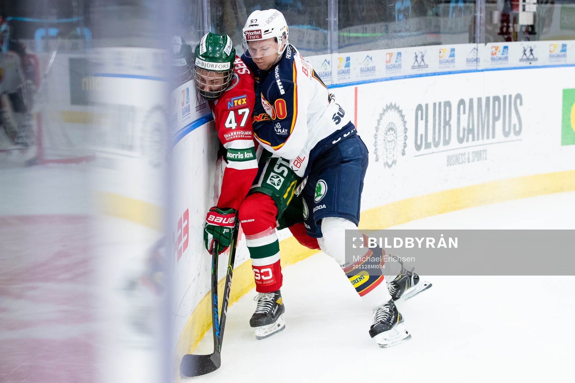 Frölundas Ludwig Persson och Djurgårdens Tobias Ekberg