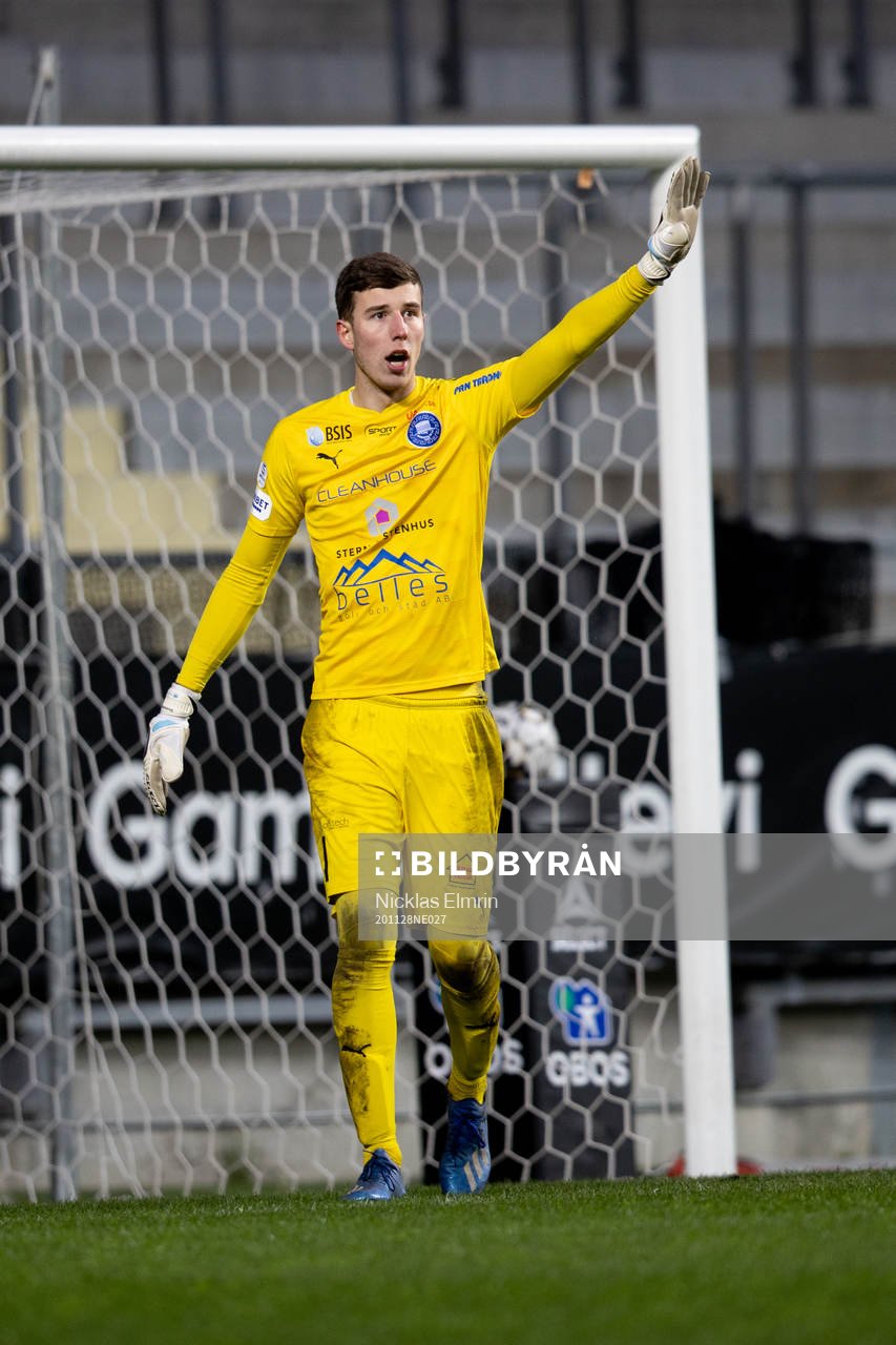 Akropolis målvakt Samuel Brolin