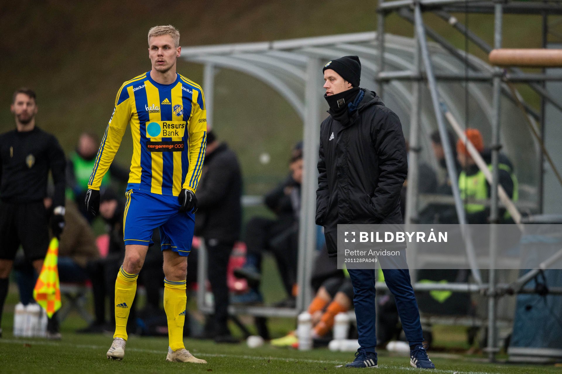 Eskilsminnes Jonatan Persson och tränare André Petersson