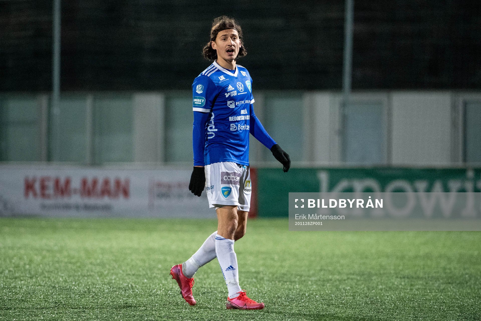 Umeås Enis Ahmetovic deppar