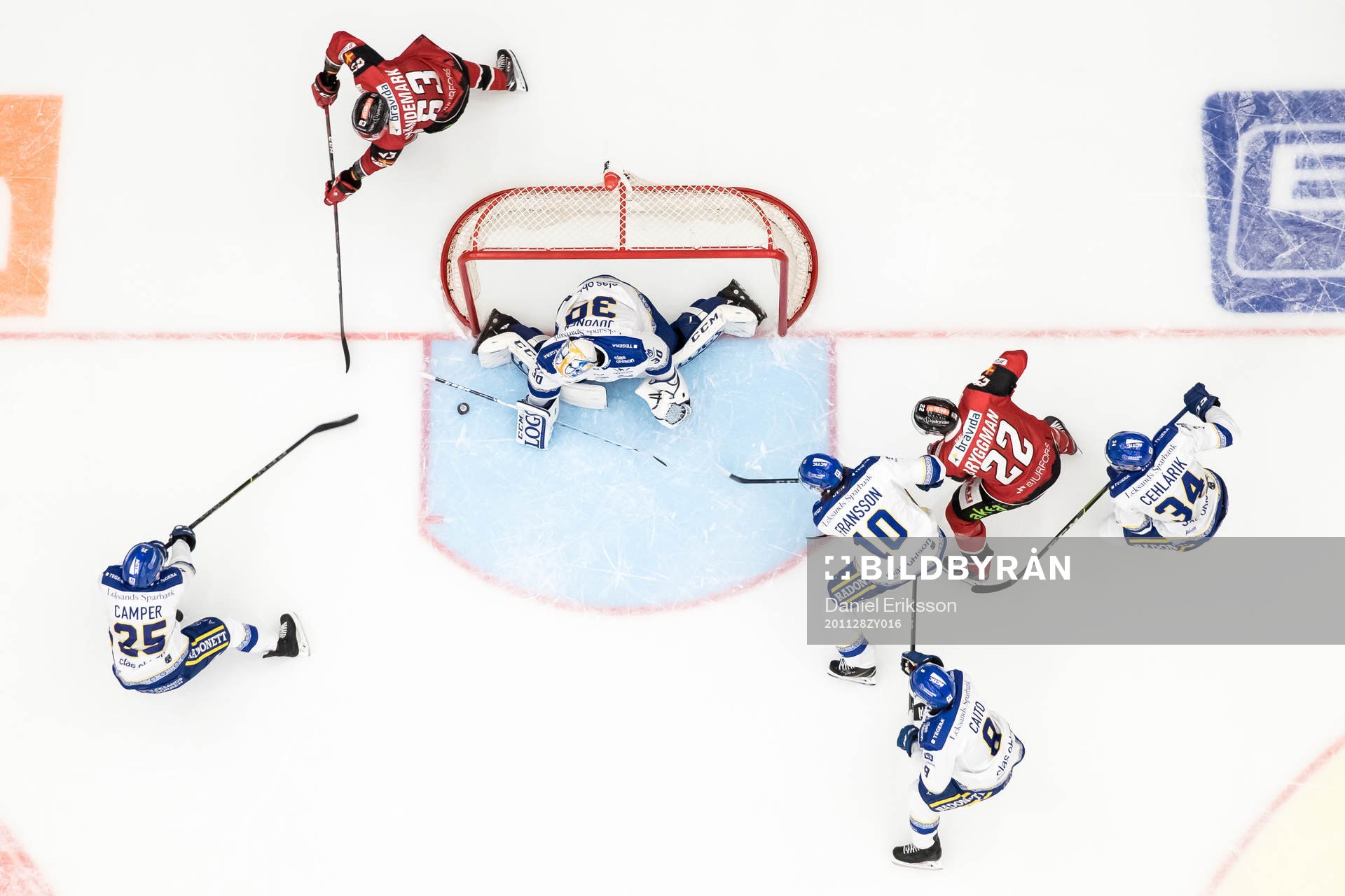 Malmö Redhawks Fredrik Händemark oroar vid Leksands
