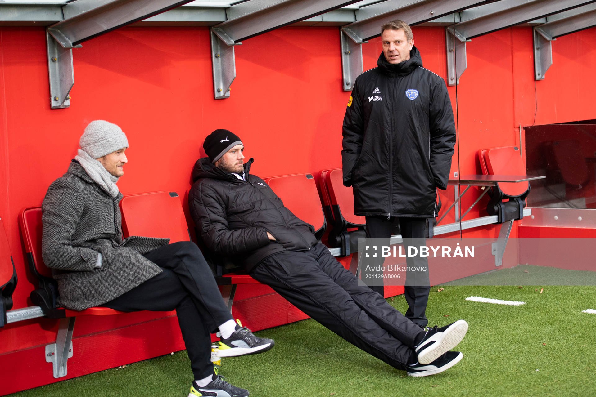 Helsingborgs Andreas Granqvist och tränare Hasse Eklund
