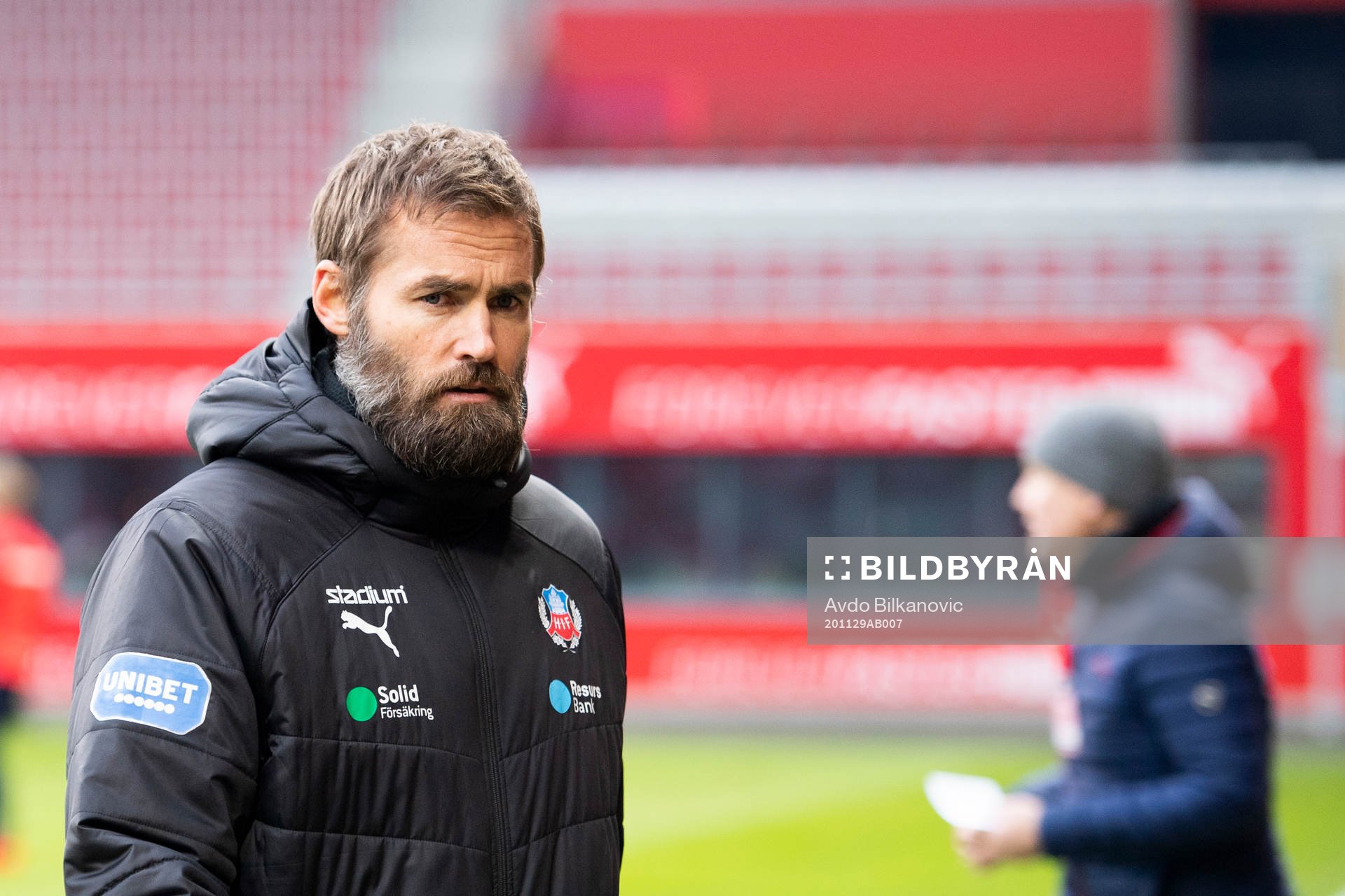 Helsingborgs tränare Olof Mellberg