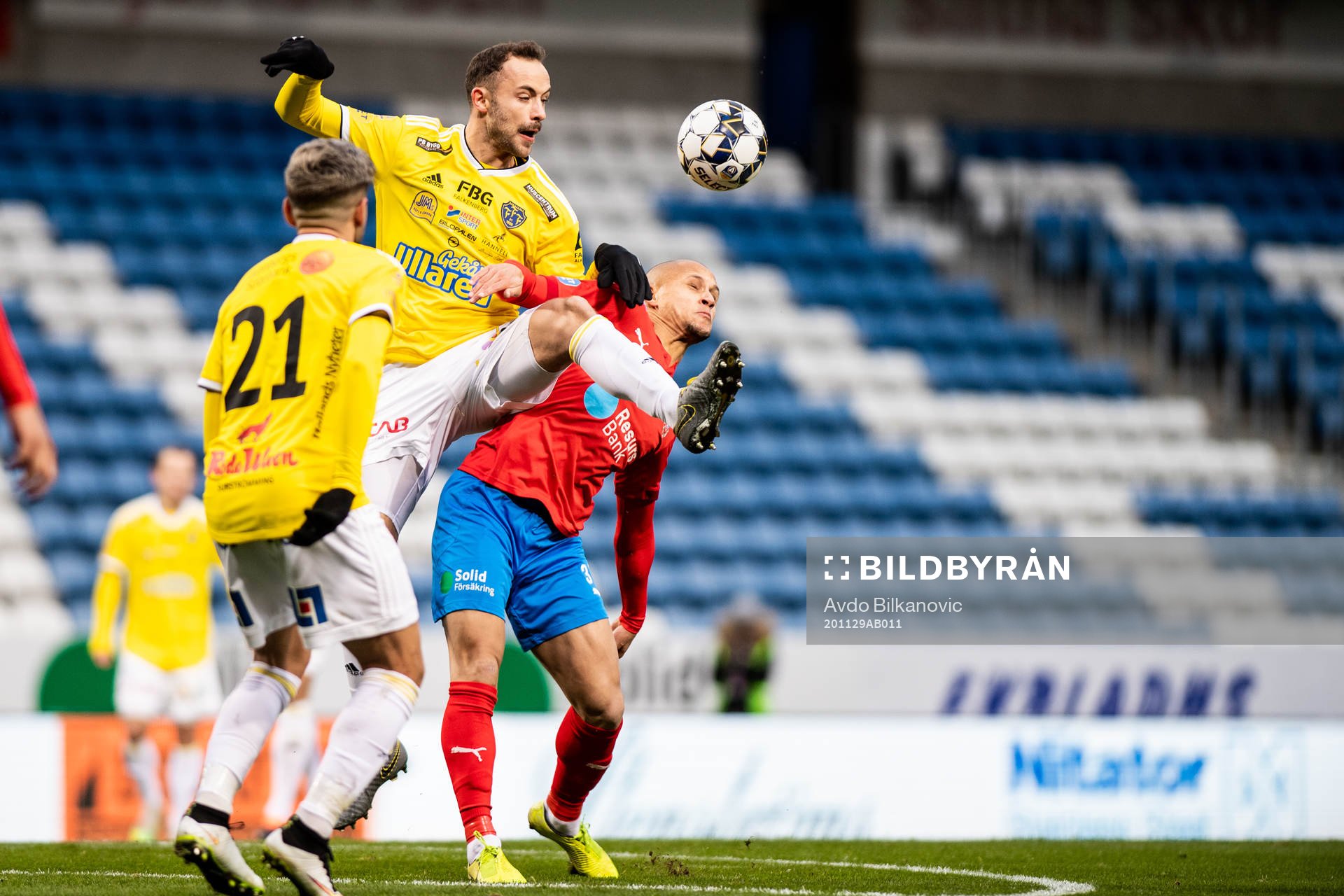 Falkenbergs Grégoire Amiot och Helsingborgs Anthony van