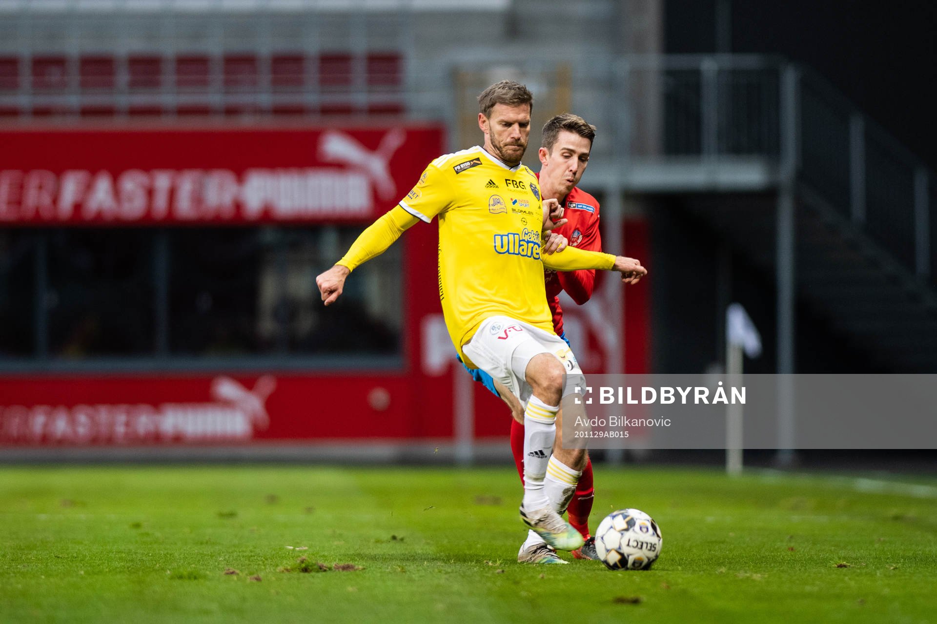 Falkenbergs Karl Söderström och Helsingborgs Adam Eriksson