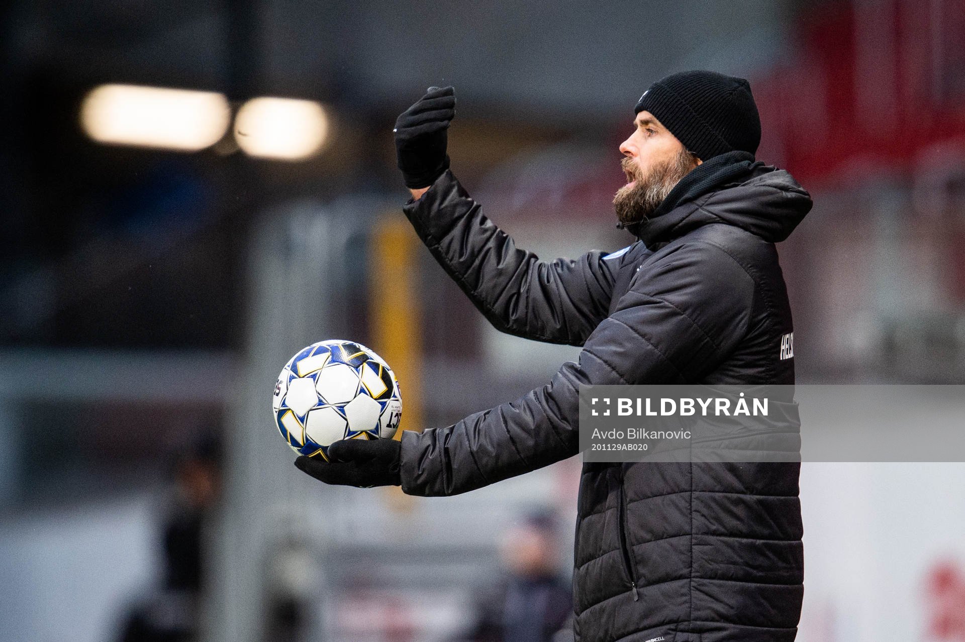 Helsingborgs tränare Olof Mellberg