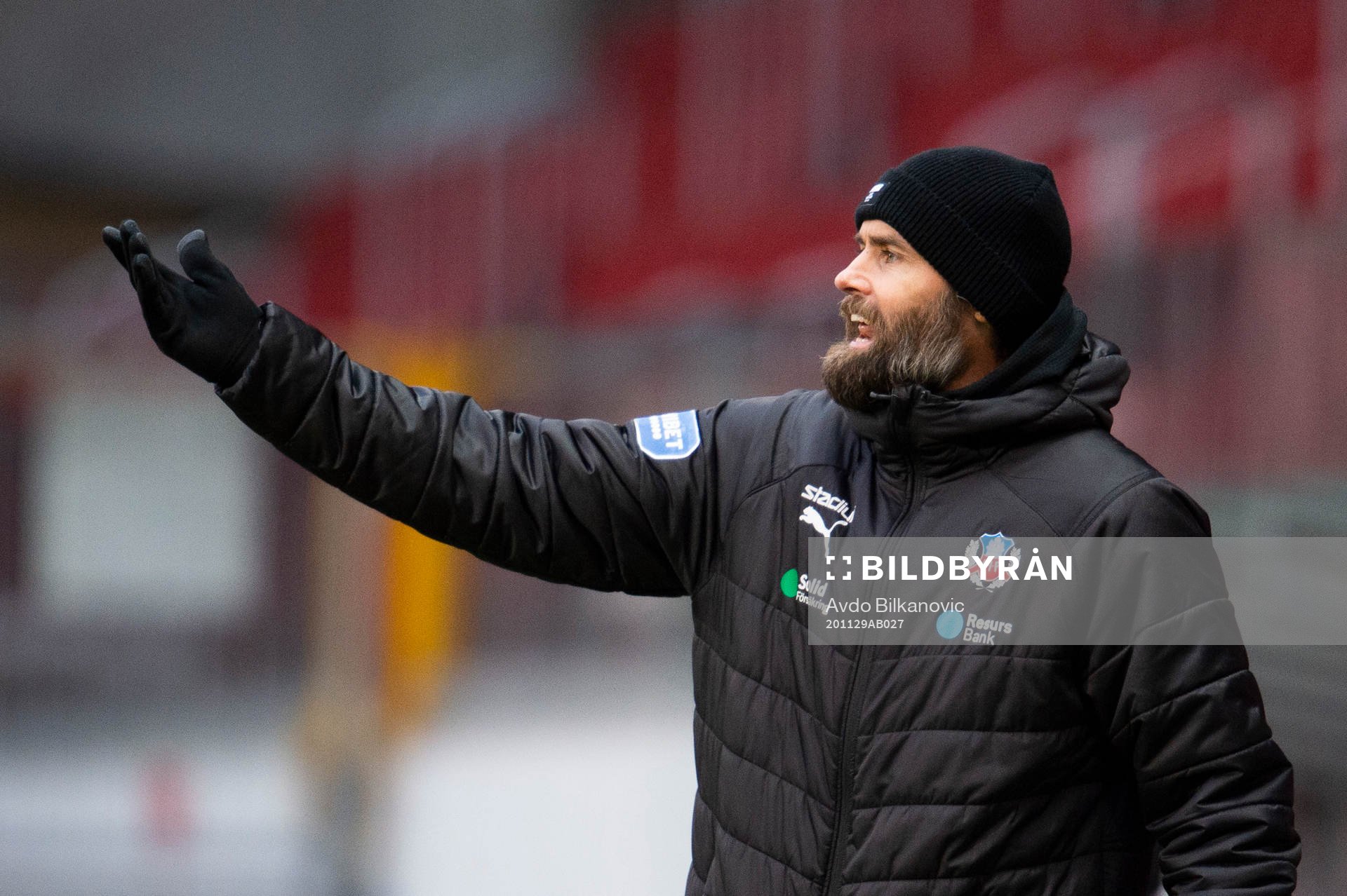 Helsingborgs tränare Olof Mellberg