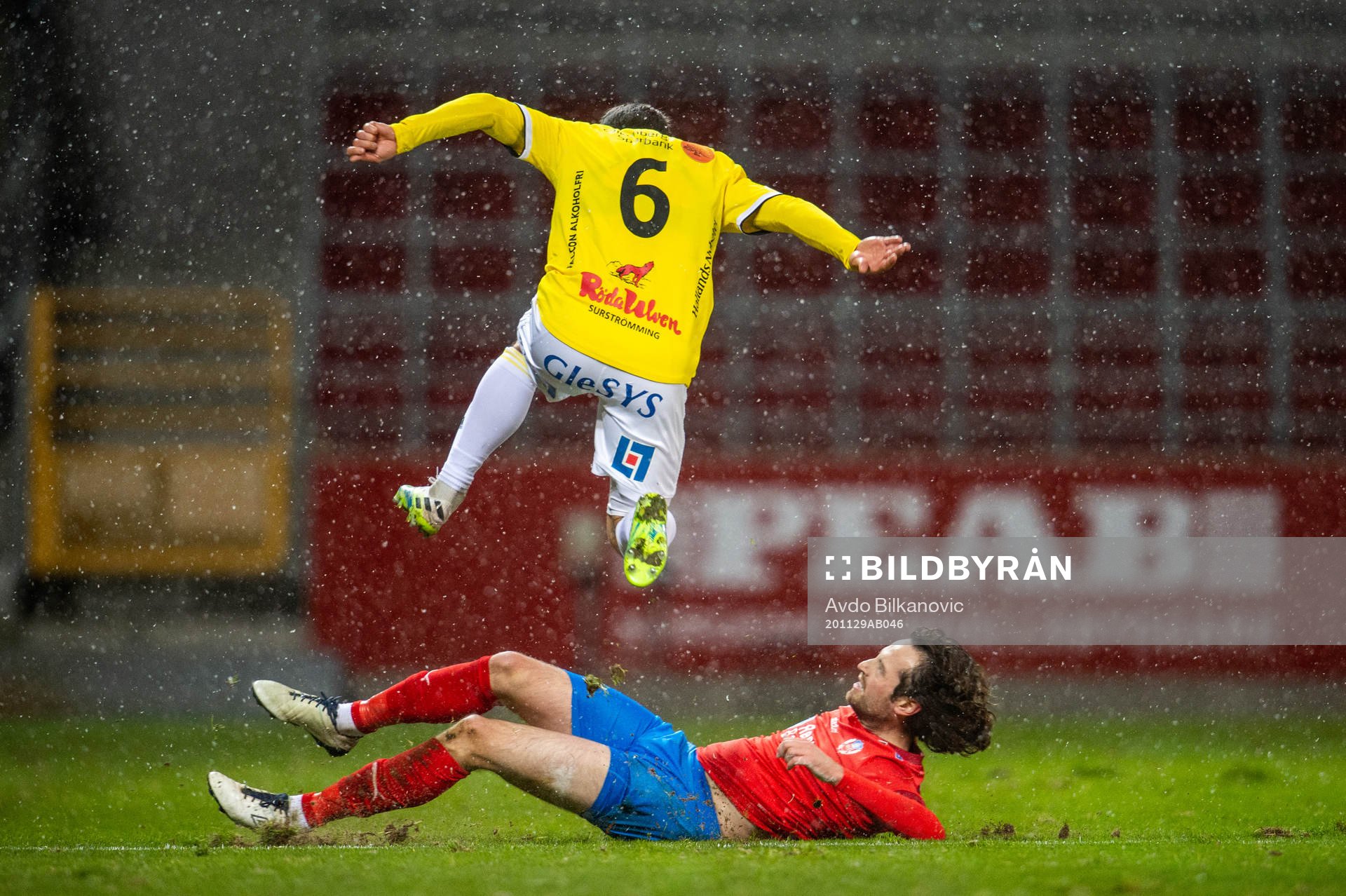 Falkenbergs Anton Wede och Helsingborgs Mikkel Diskerud