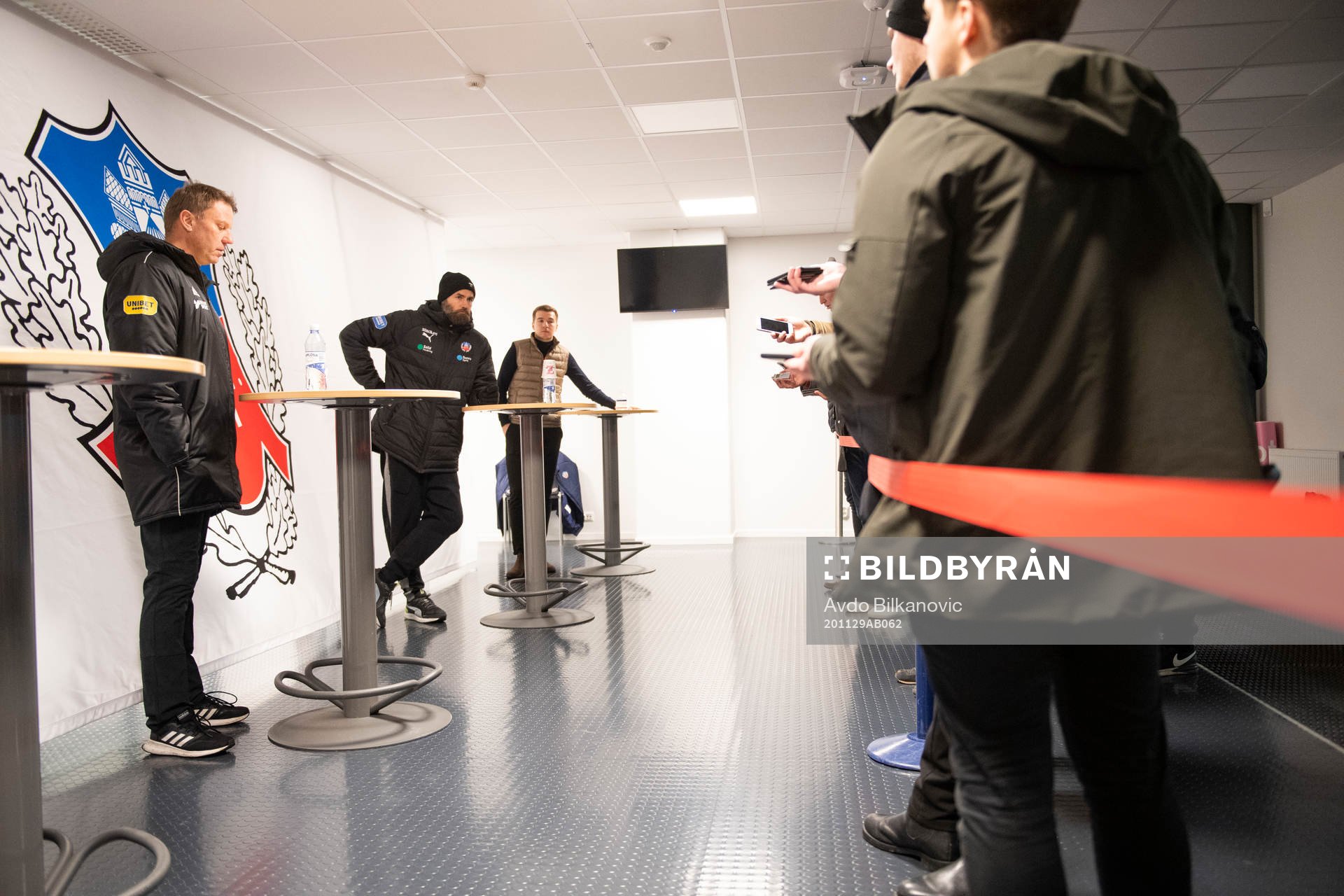 Helsingborgs tränare Olof Mellberg och tränare Hasse