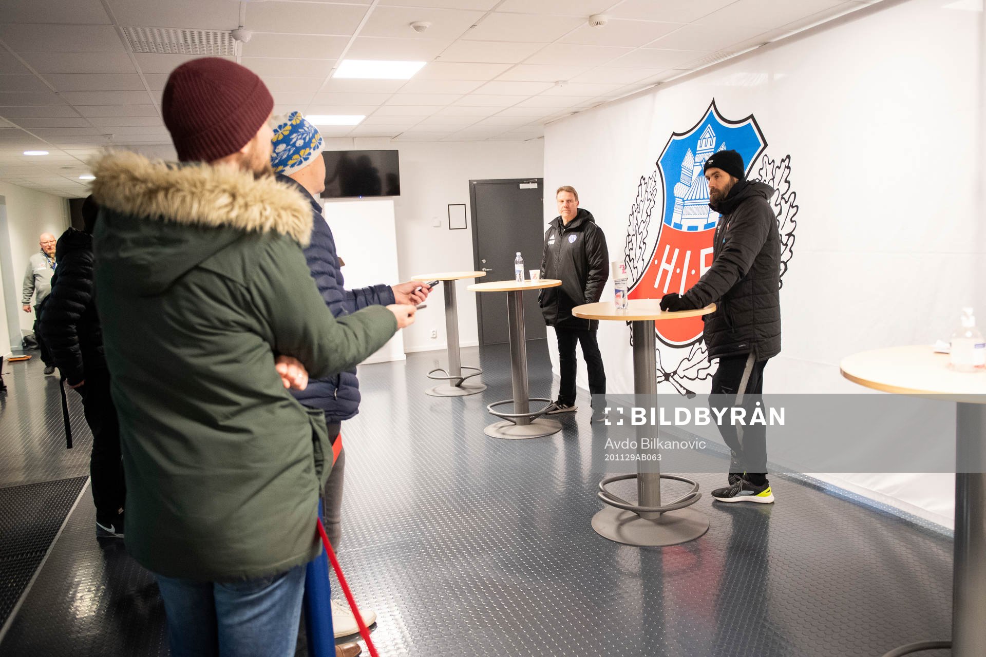 Helsingborgs tränare Olof Mellberg och tränare Hasse