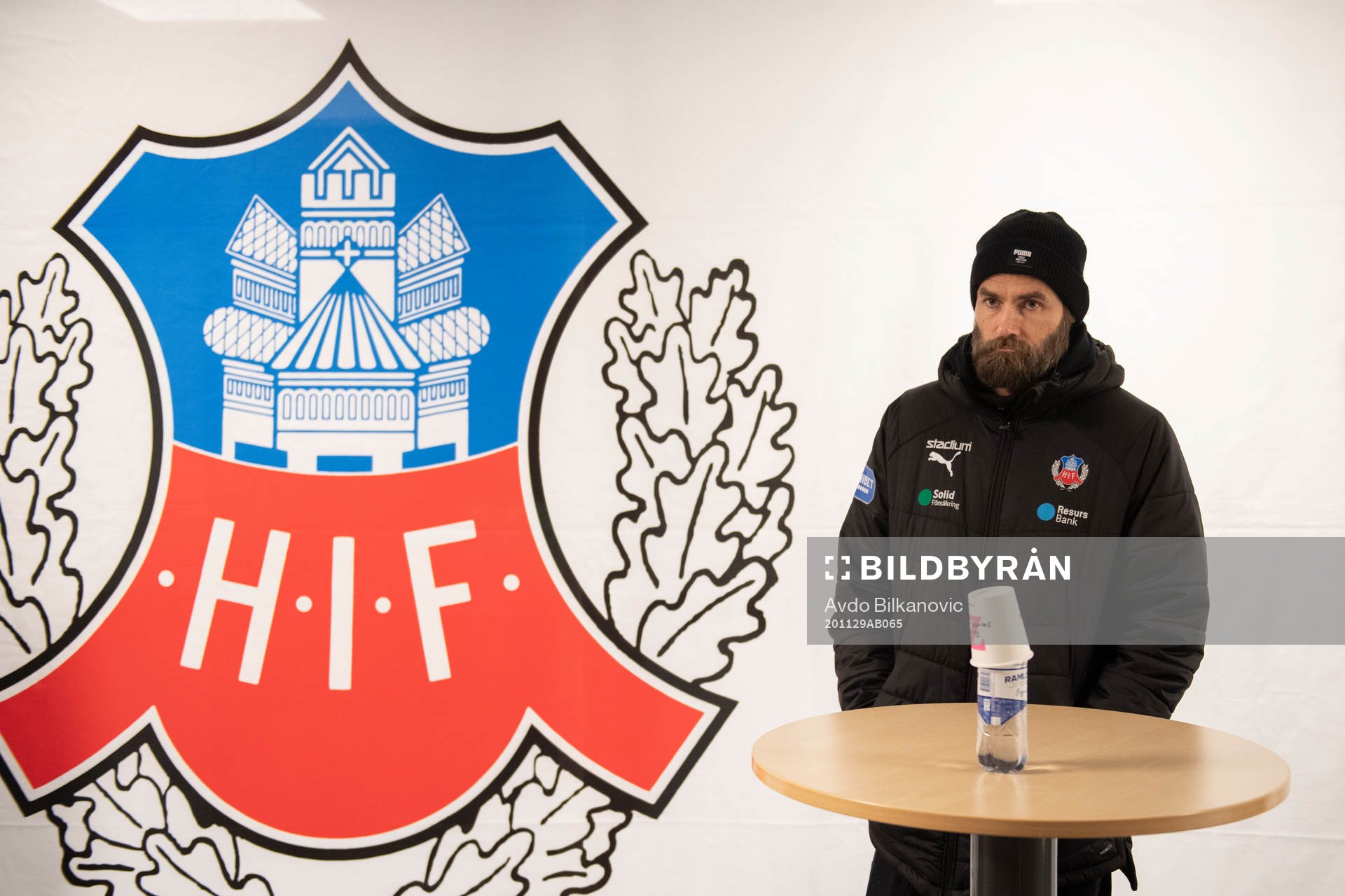 Helsingborgs tränare Olof Mellberg