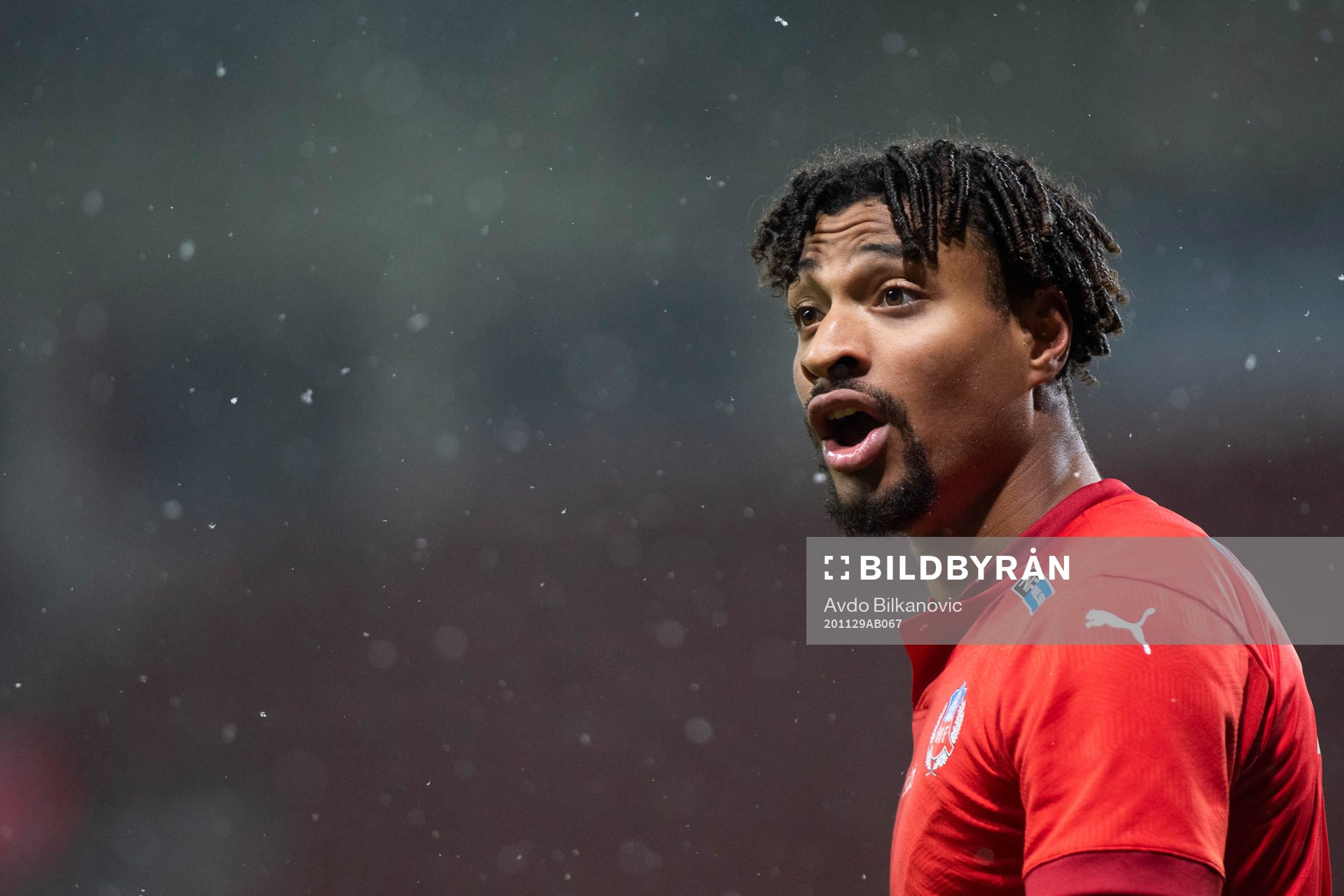 Helsingborgs Joseph Ceesay agerar
