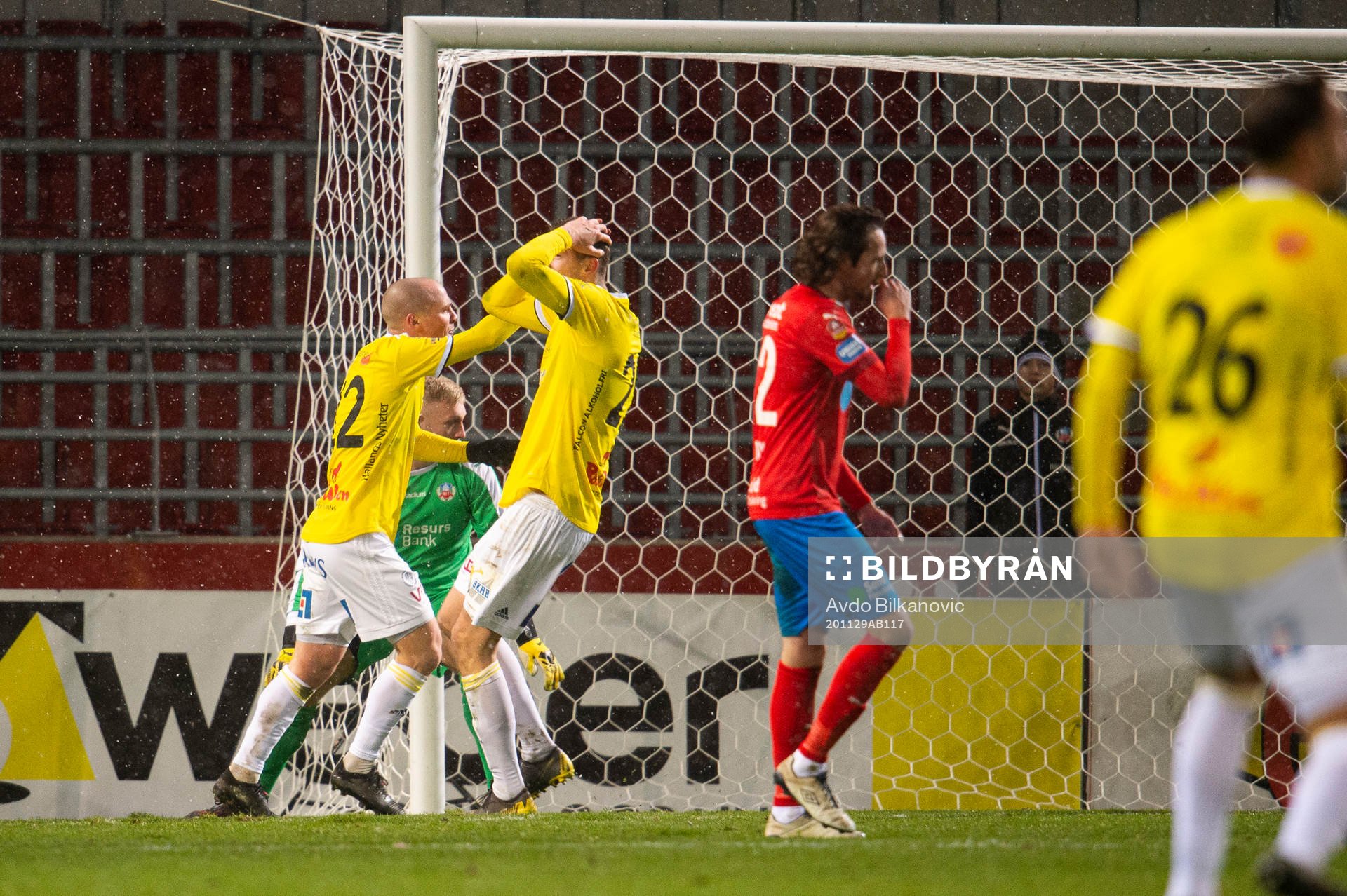 Falkenbergs Christoffer Carlsson och Gustaf Nilsson deppar
