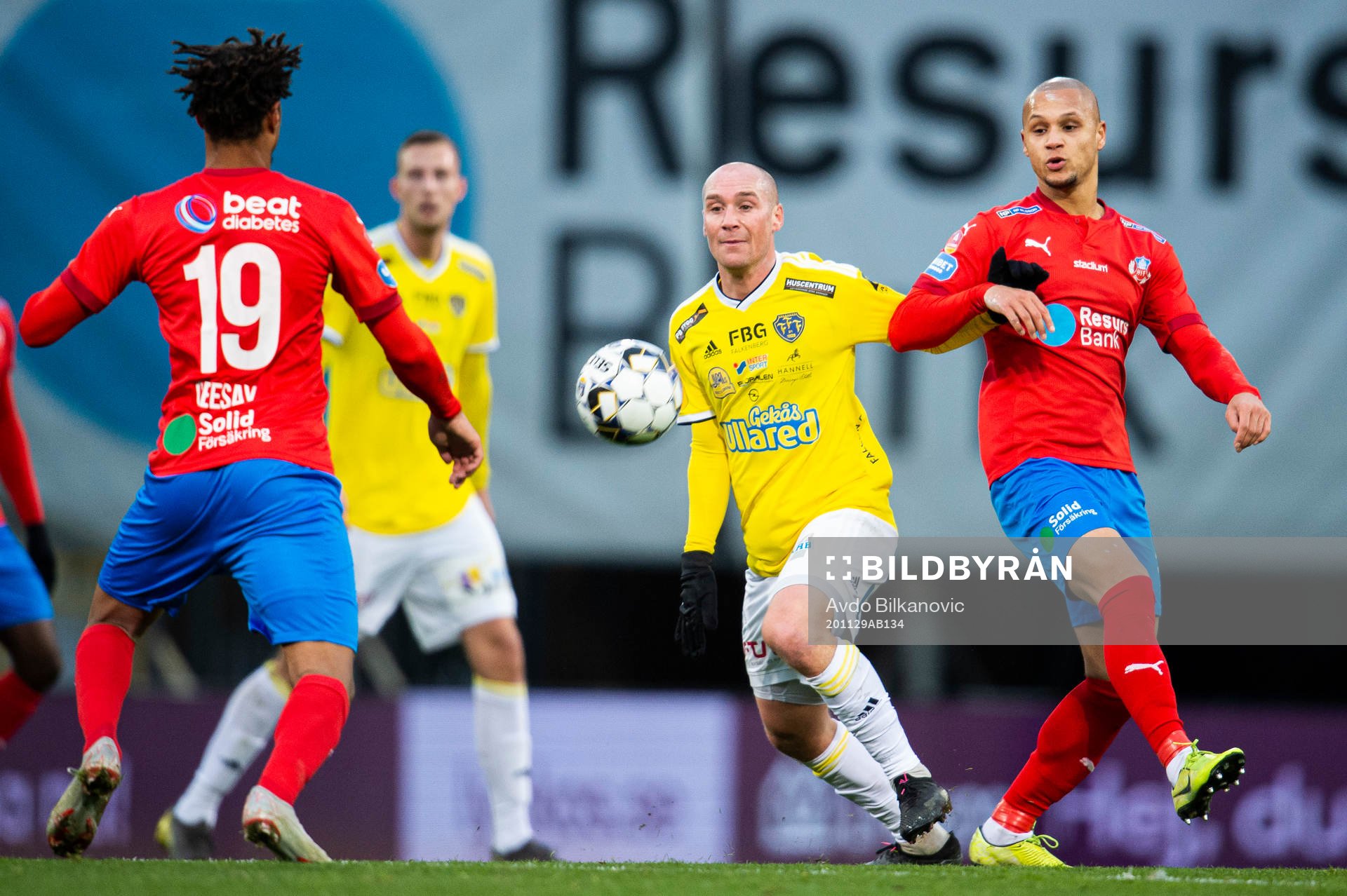 Falkenbergs Christoffer Carlsson och Helsingborgs Joseph