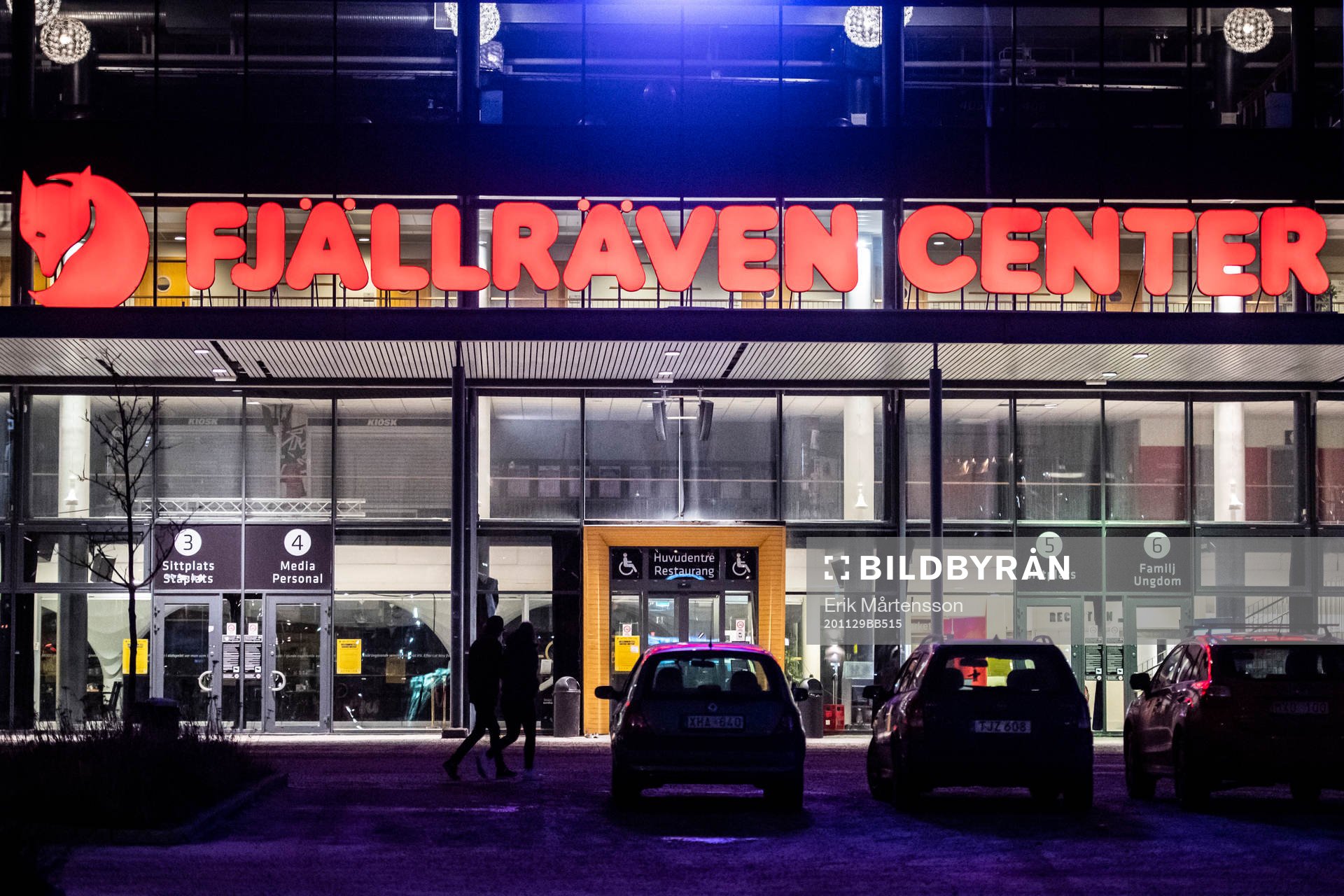 Exteriör av Fjällräven Center