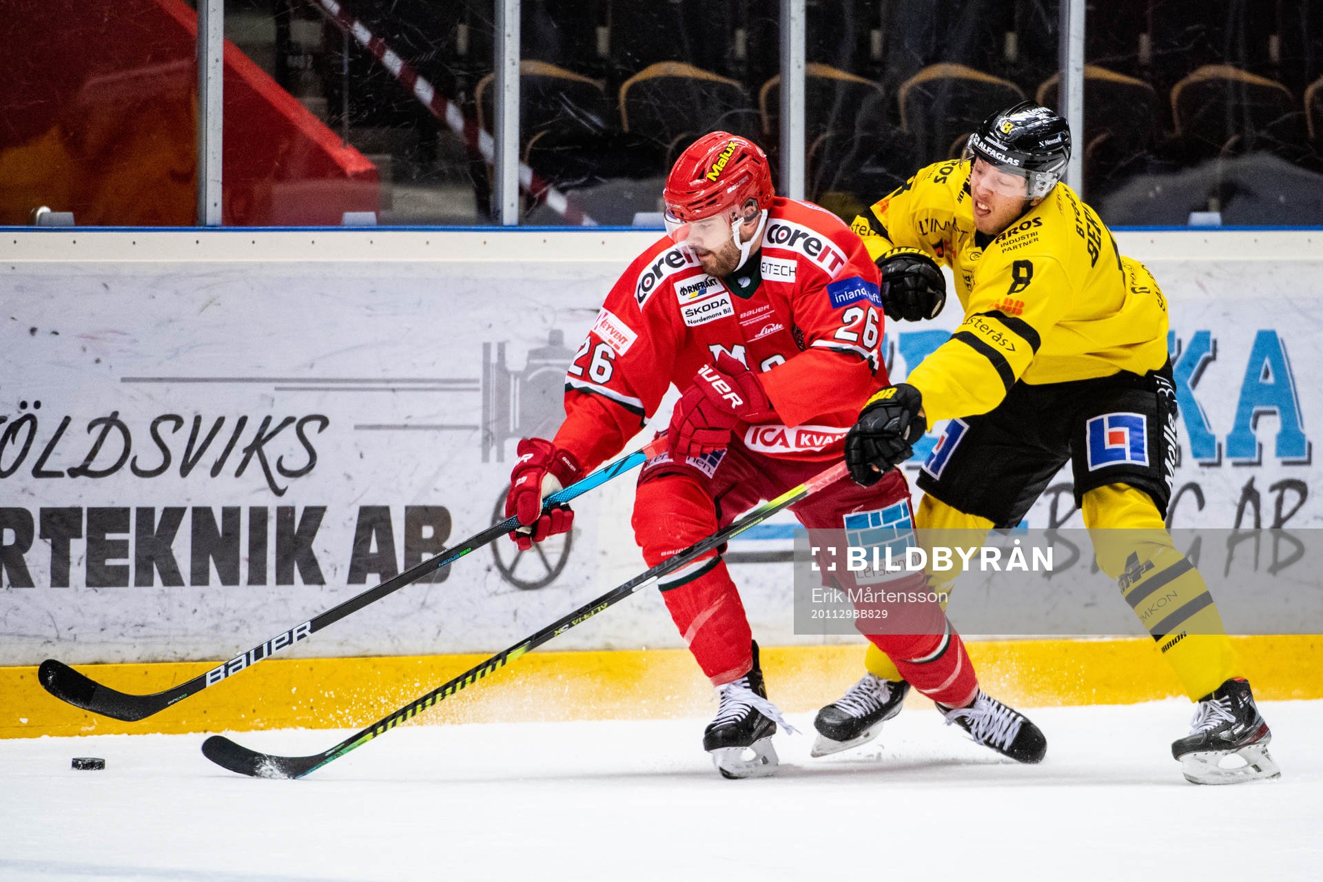 Modos Martin Kaut och Västerås Lukas Zetterberg