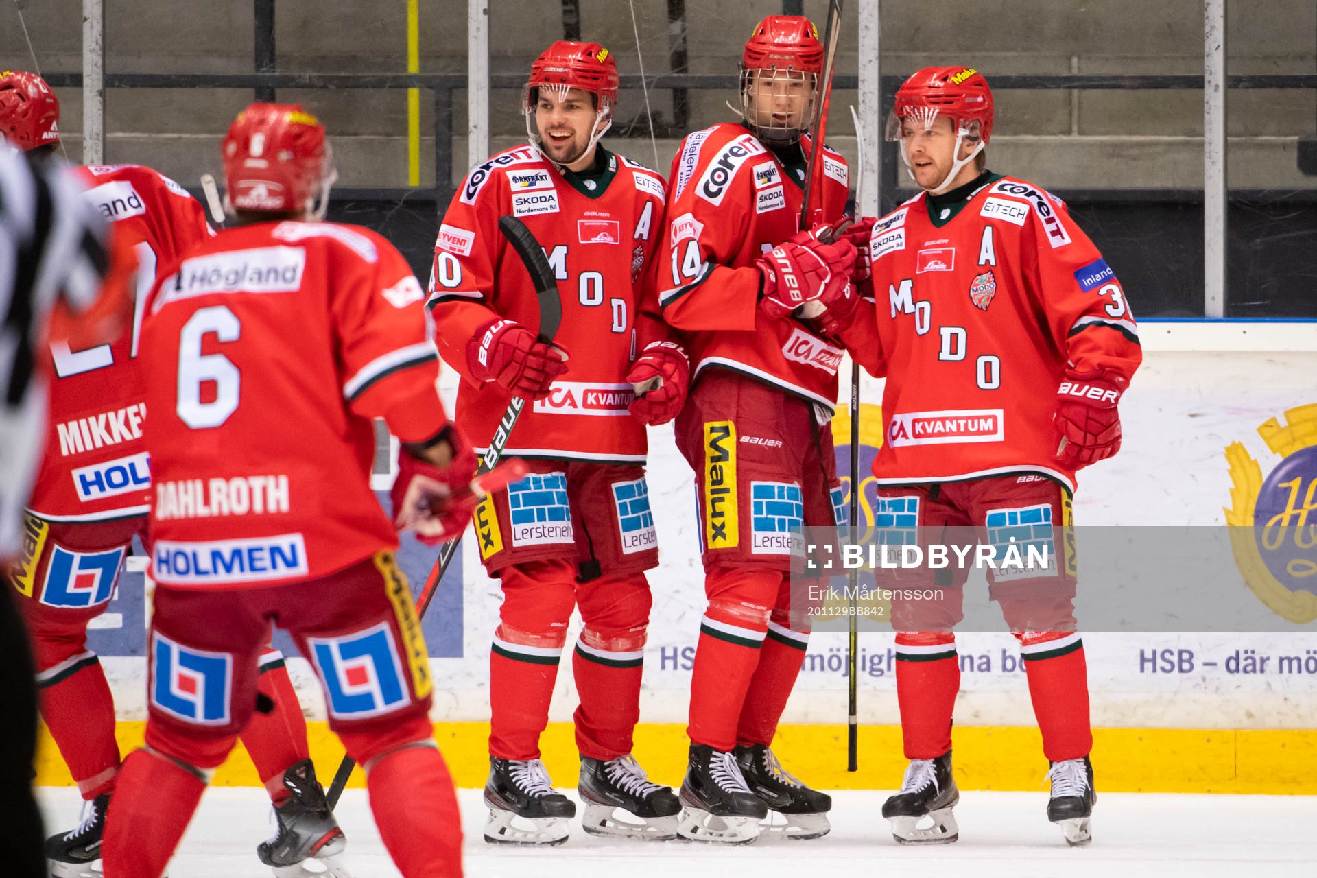 Modos Kalle Jellvert, Kevin Arvidsson och Sebastian Ohlsson