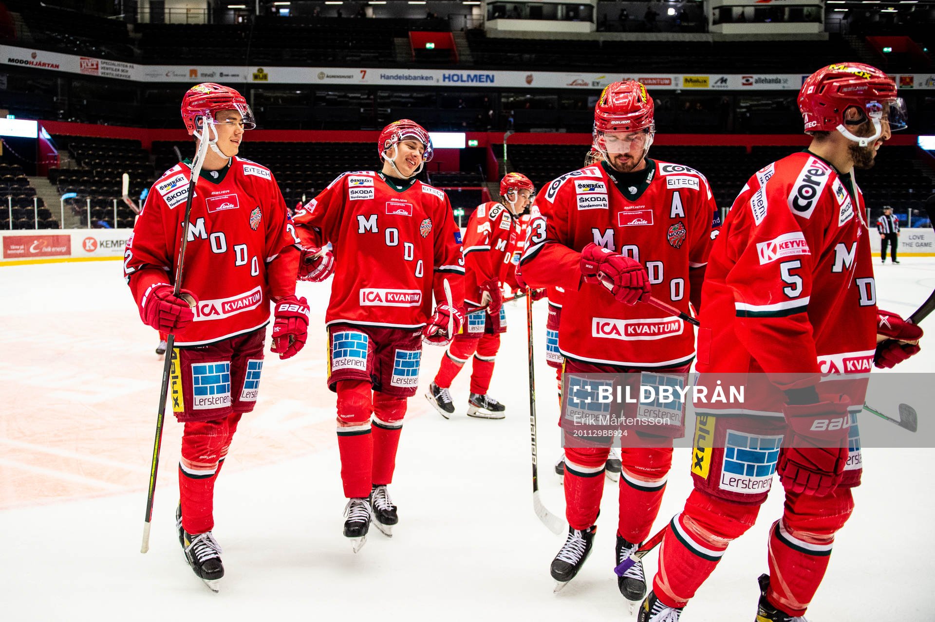 Modos William Wallinder, Jeremias Lindewall och Daniel