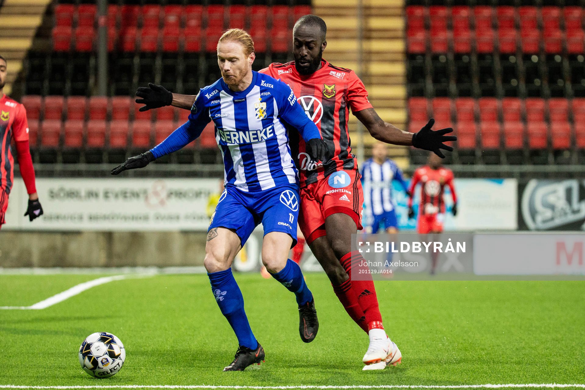 IFK Göteborg Alexander Farnerud och Östersunds Ronald
