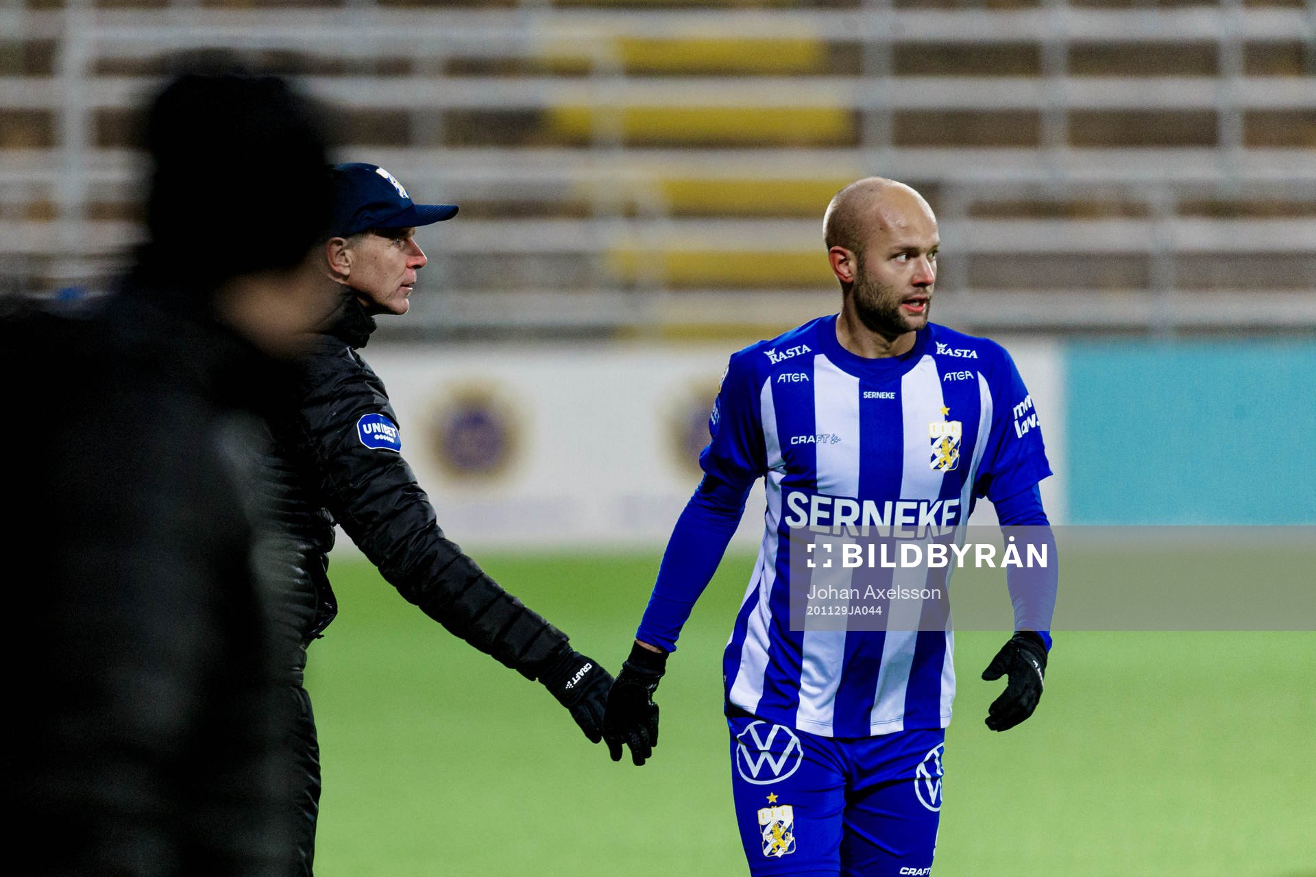 IFK Göteborgs tränare Roland Nilsson och Robin Söder