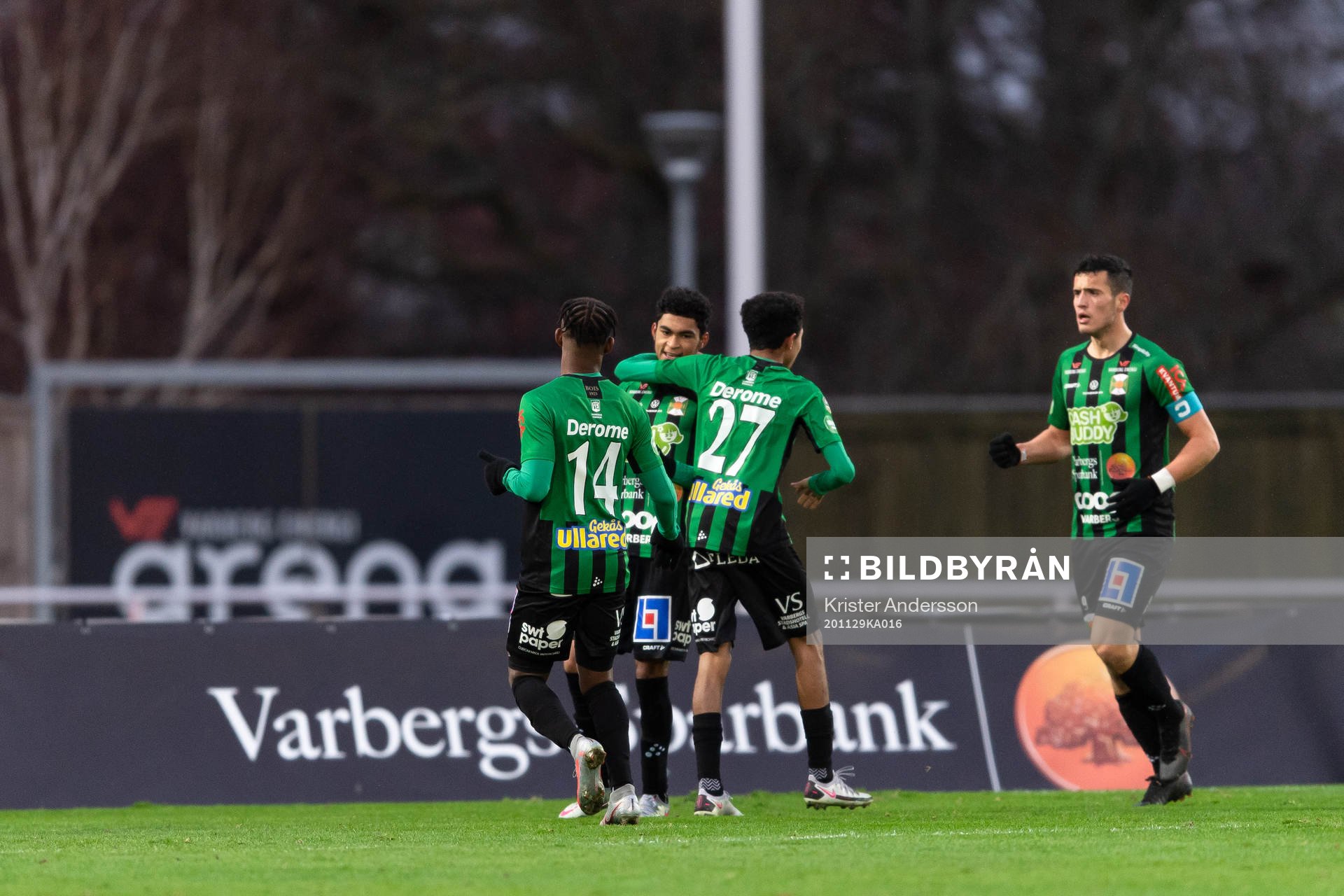 Varbergs Keanin Ayer Boya jublar