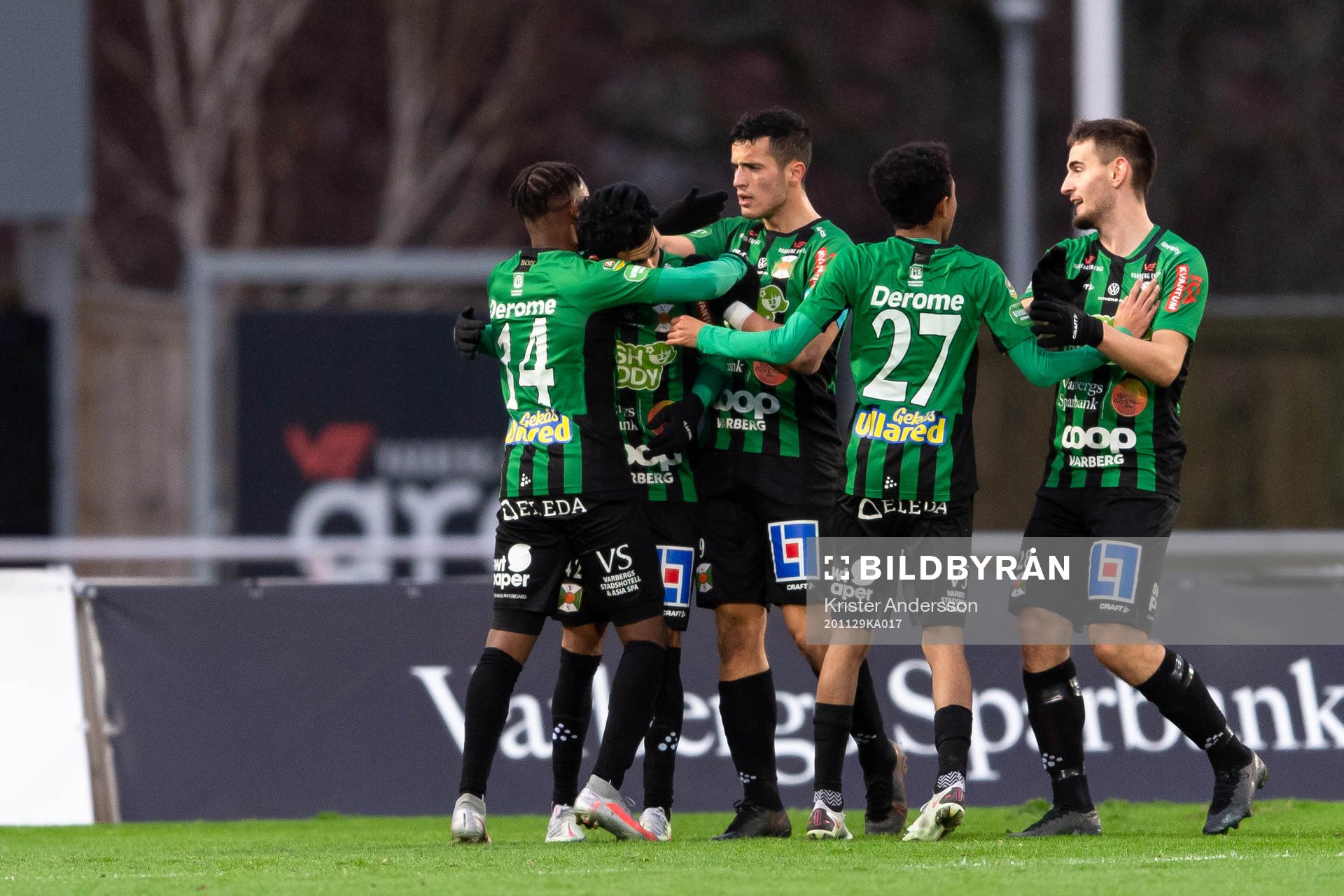 Varbergs Keanin Ayer Boya jublar