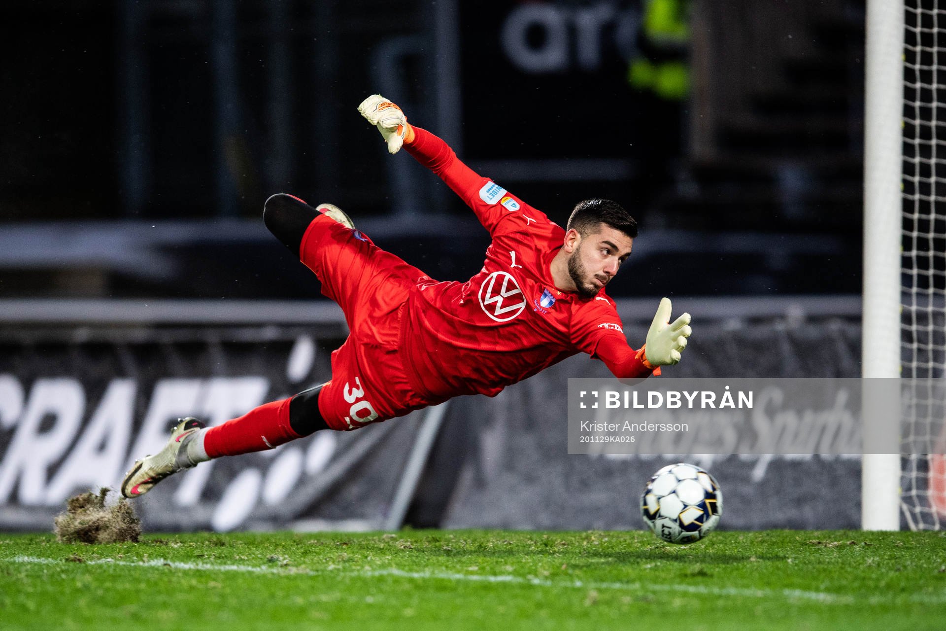 Malmö FFs målvakt Marko Johansson
