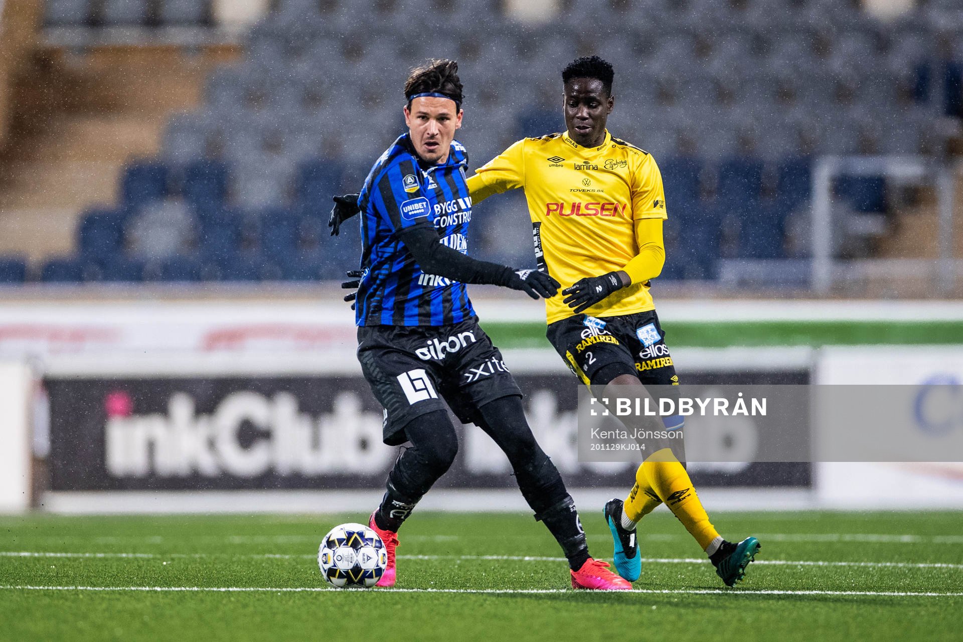 Sirius Stefano Vecchia och Elfsborgs Joseph Stanley Okumu
