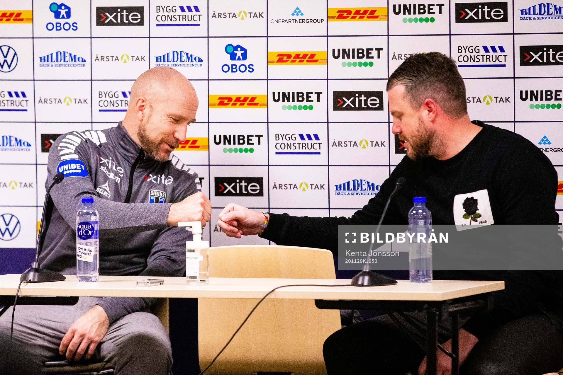 Sirius tränare Henrik Rydström och Elfsborgs manager