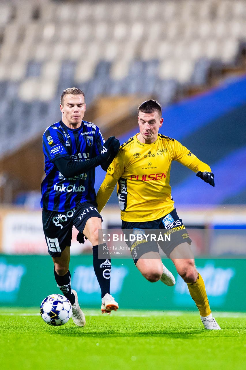 Sirius Elias Andersson och Elfsborgs Simon Olsson
