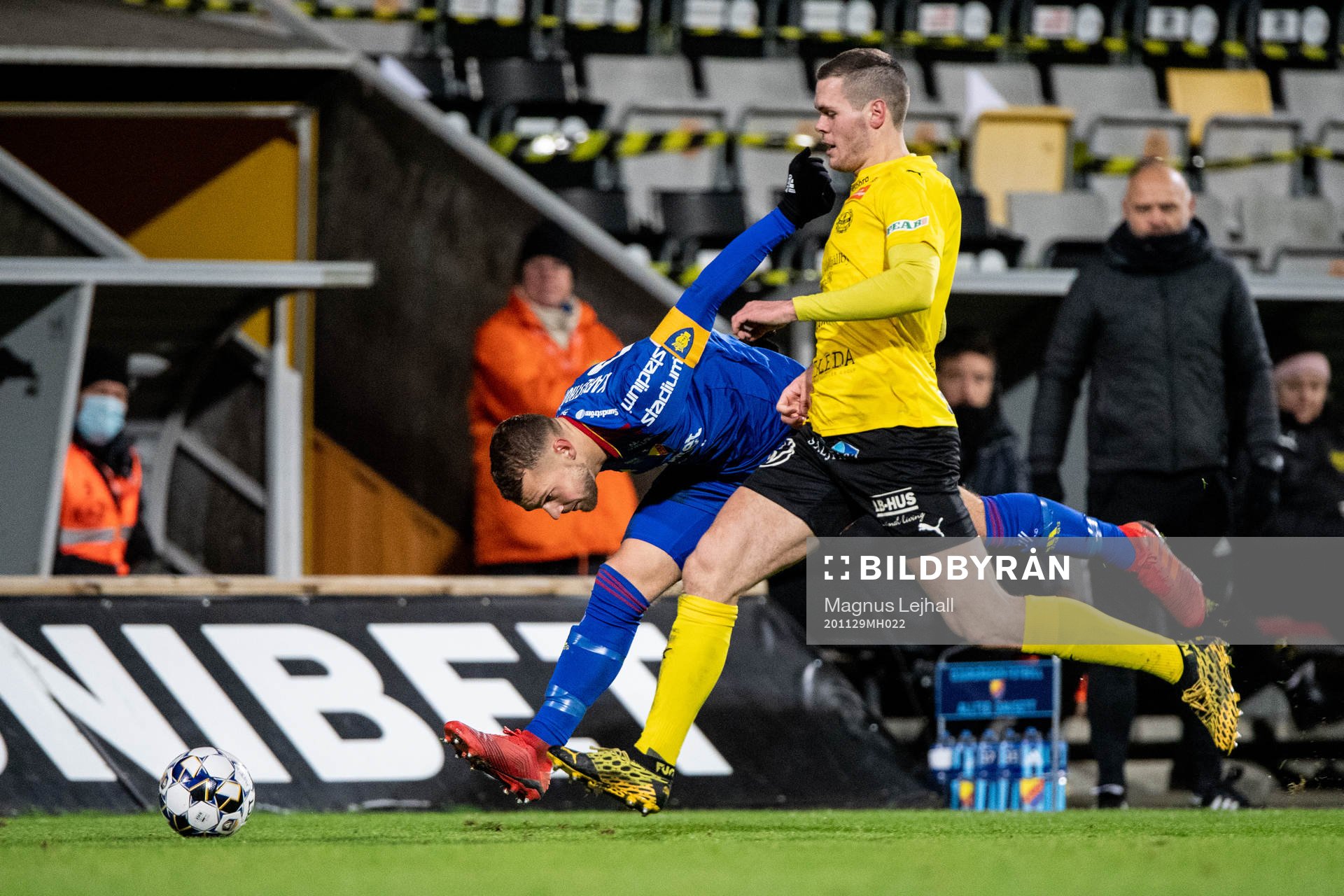 Djurgårdens Jesper Karlström och Mjällbys Jacob