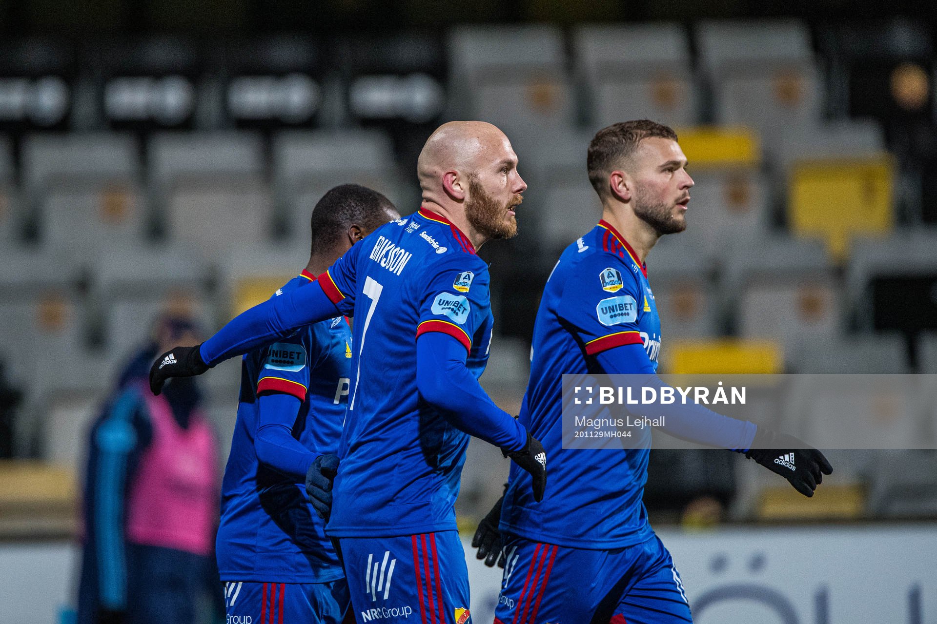 Djurgårdens Magnus Eriksson jublar