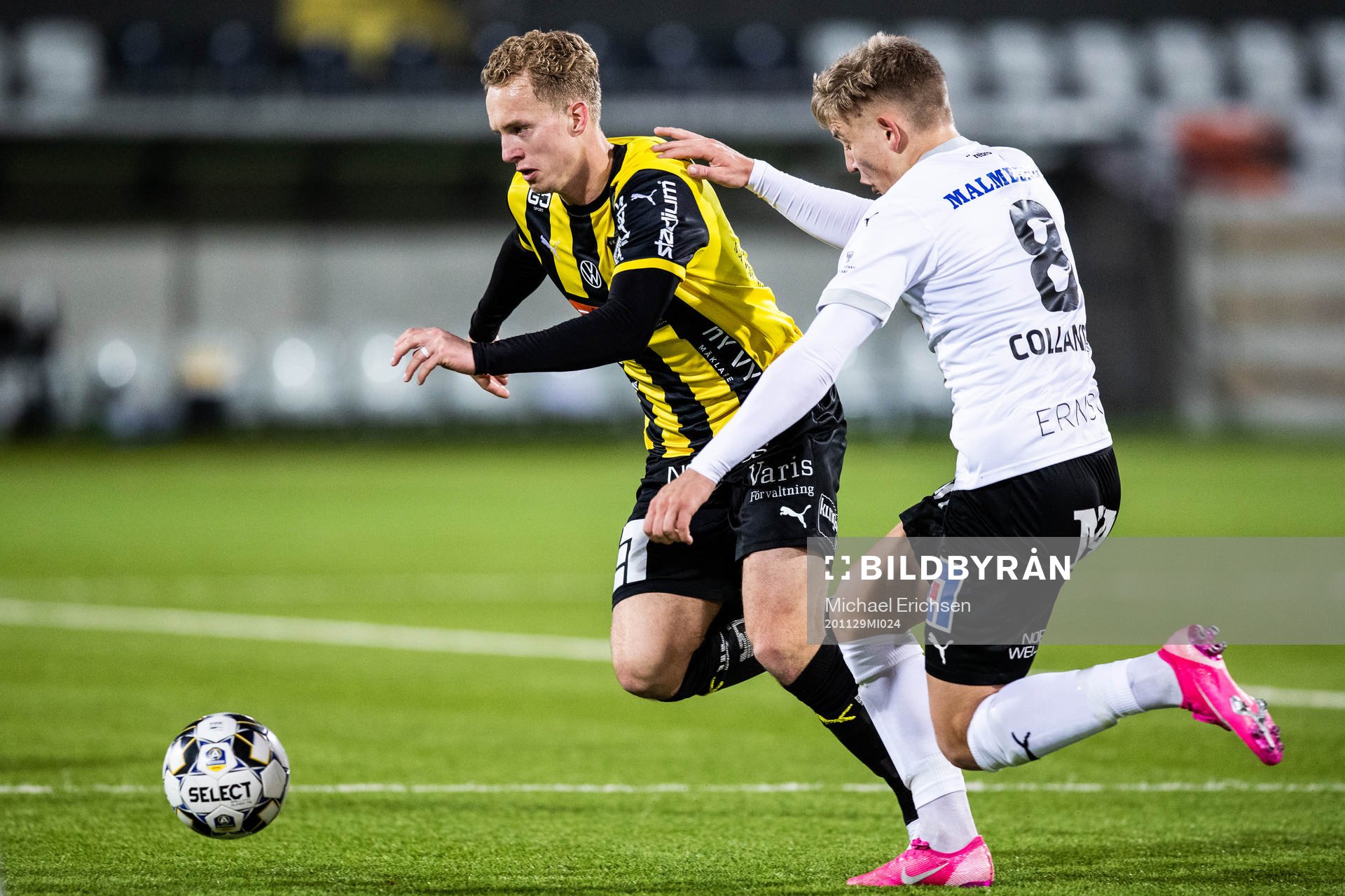 Häckens Gustav Berggren och Örebros Dennis Collander