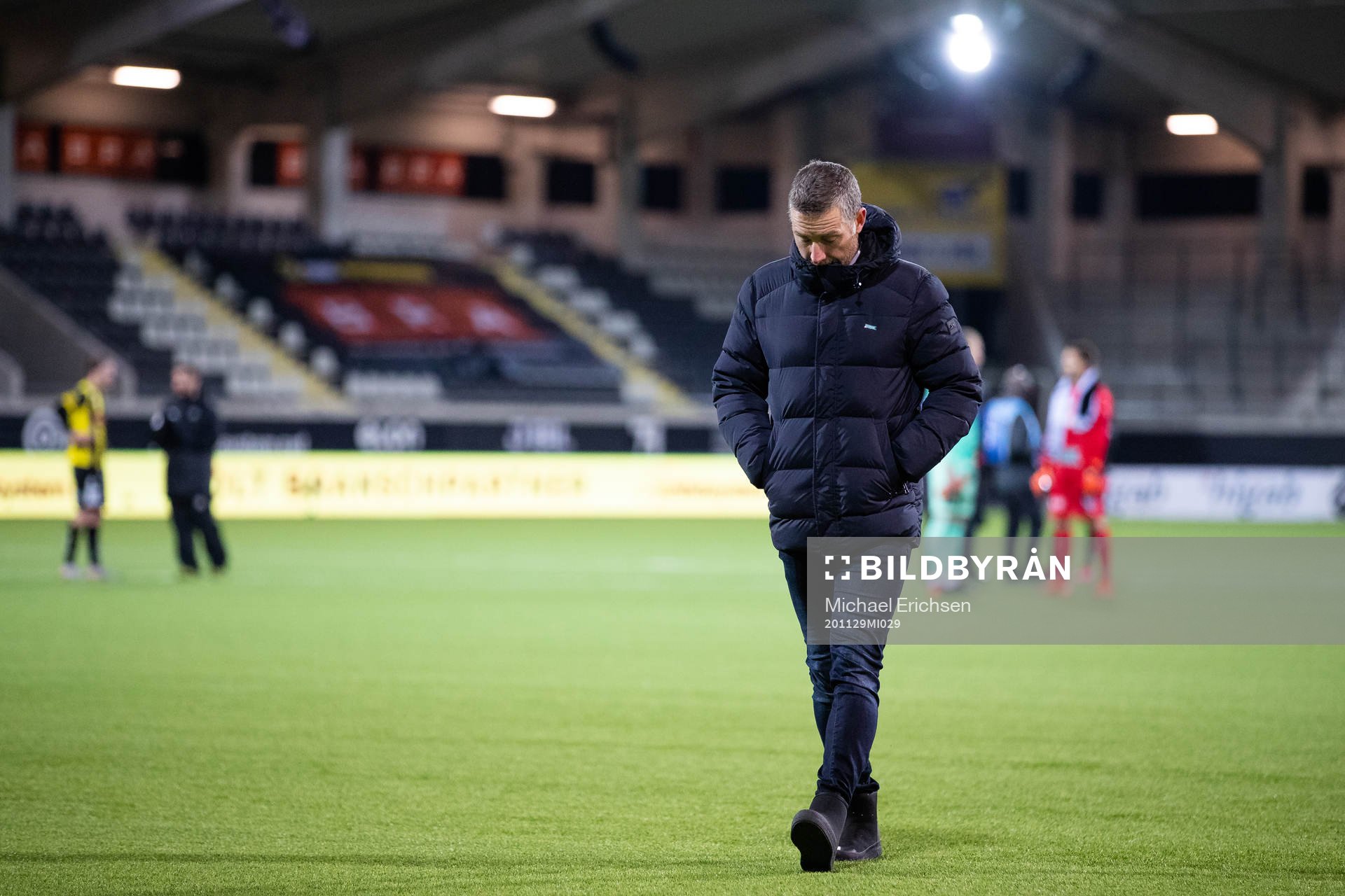 Örebros tränare Axel Kjäll deppar
