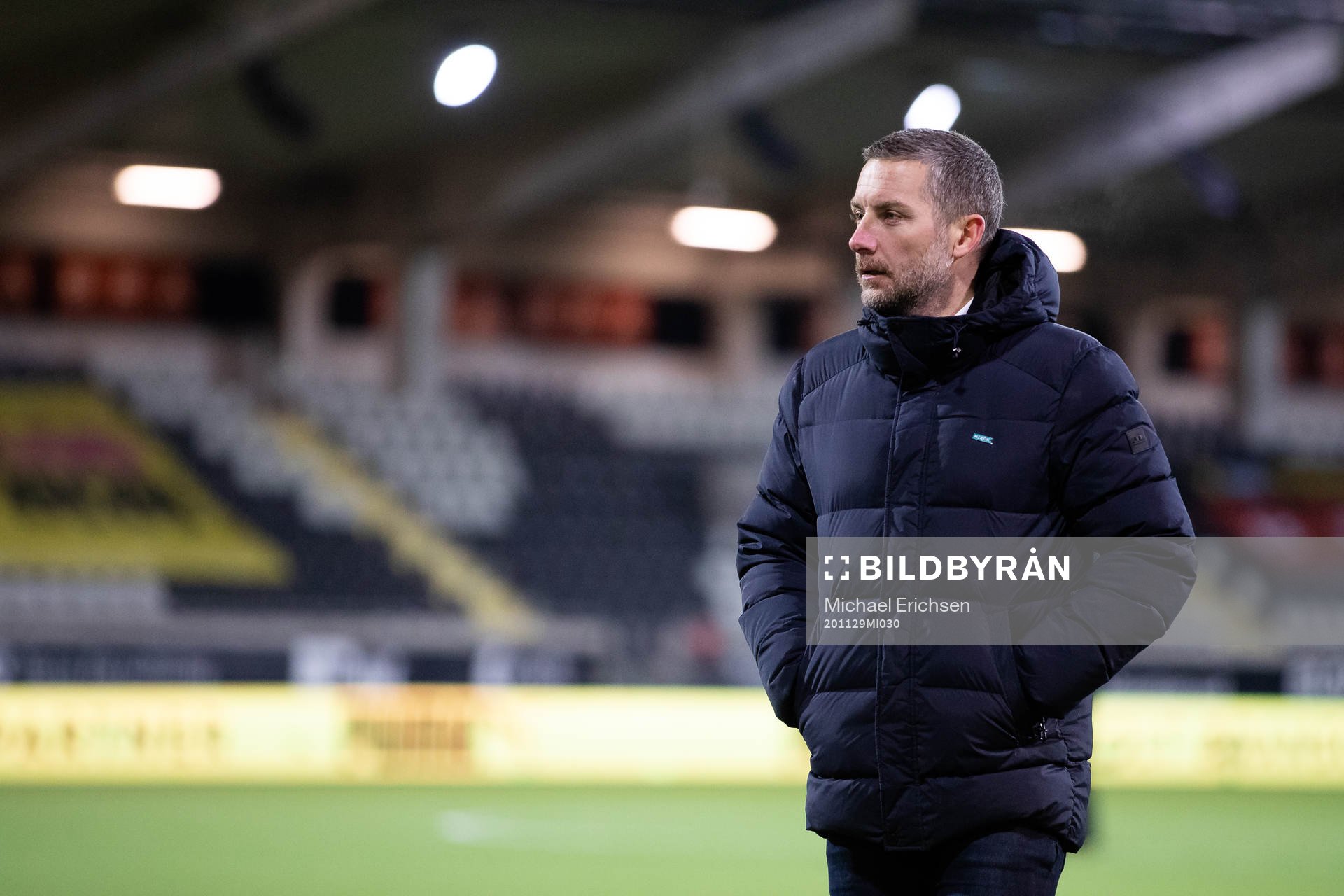 Örebros tränare Axel Kjäll deppar