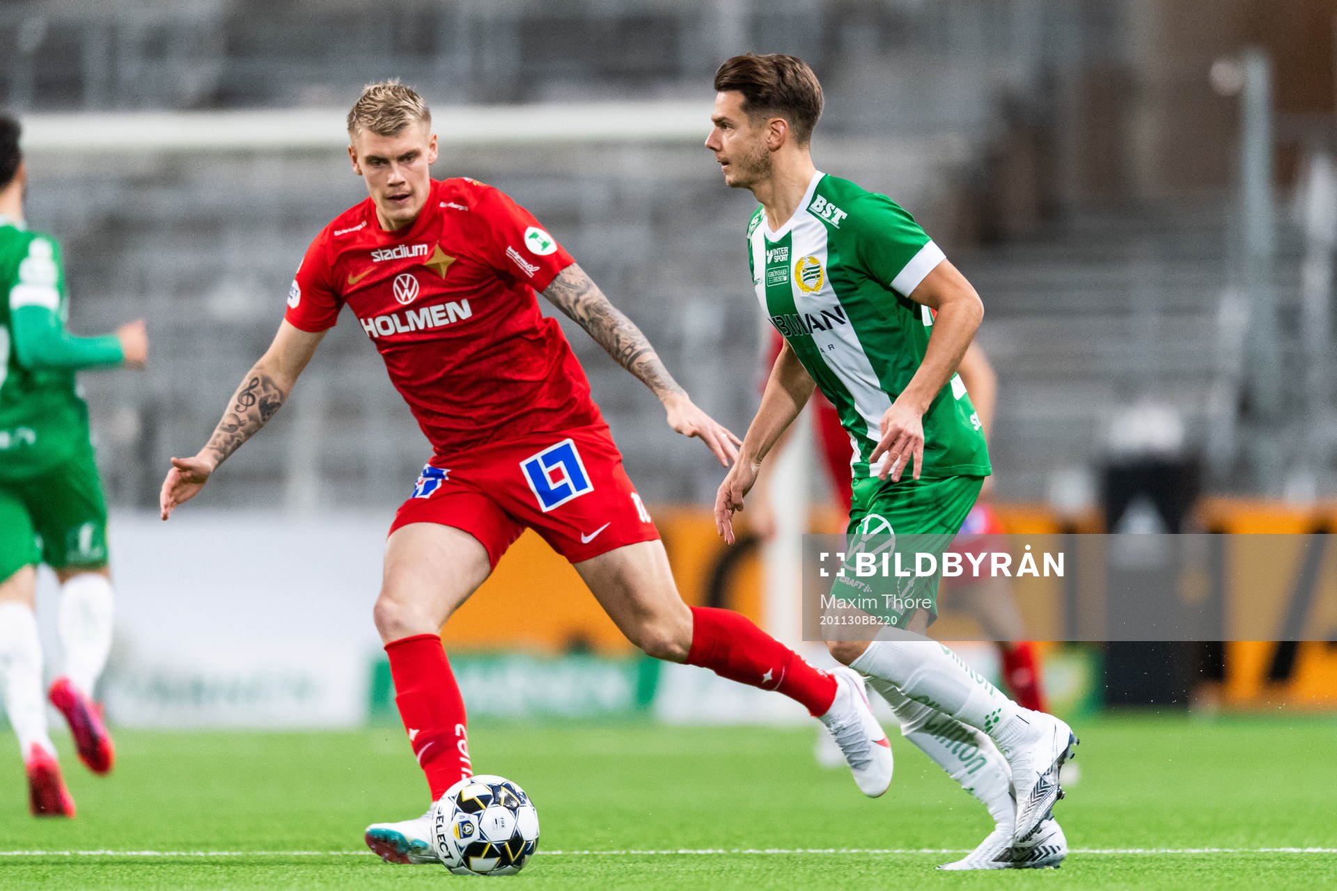 IFK Norrköpings Eric Smith och Hammarbys Alexander