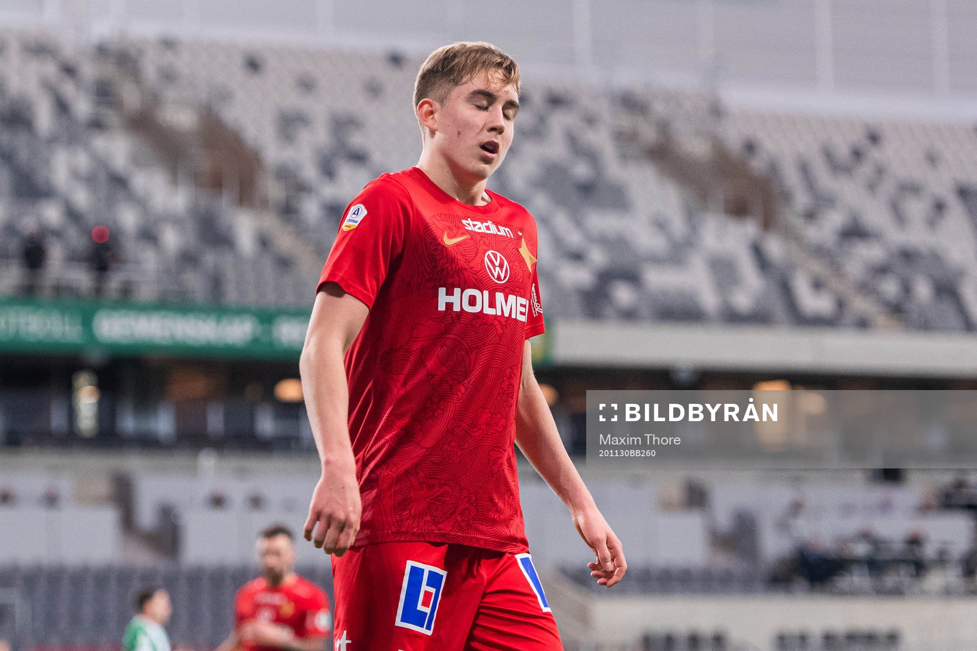 IFK Norrköpings Isak Bergmann Johannesson deppar