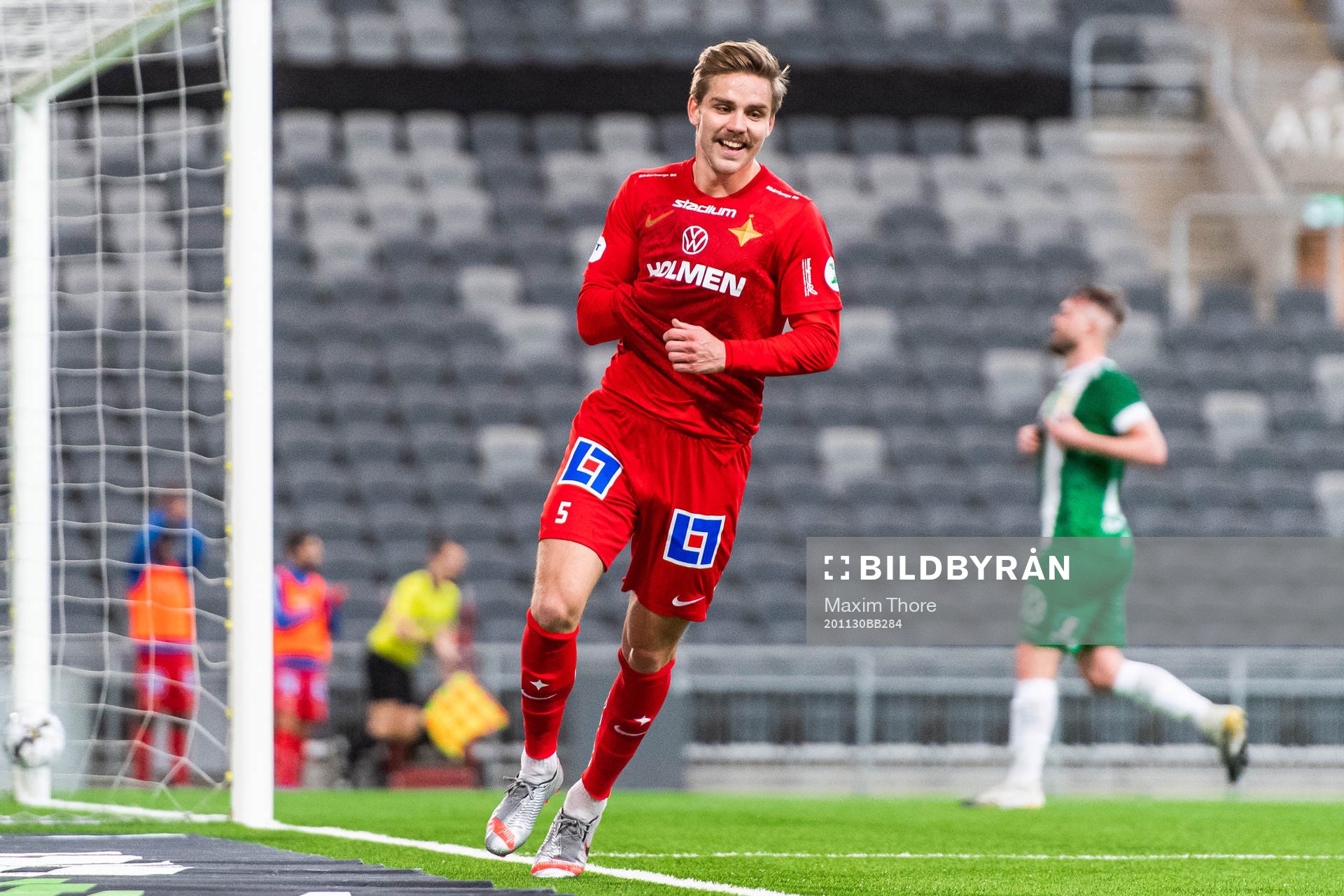 IFK Norrköpings Christoffer Nyman jublar