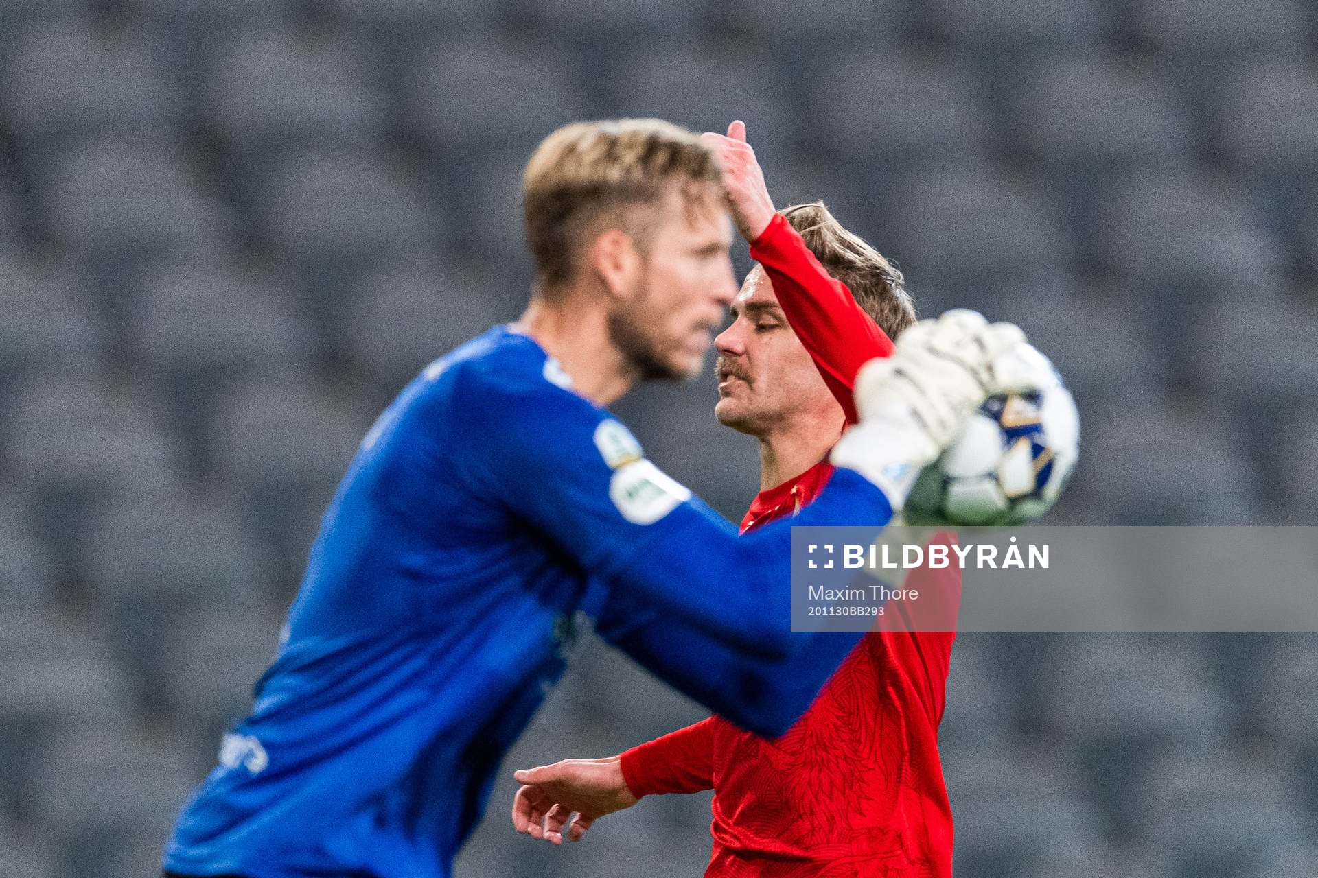 Hammarbys målvakt David Ousted och IFK Norrköpings