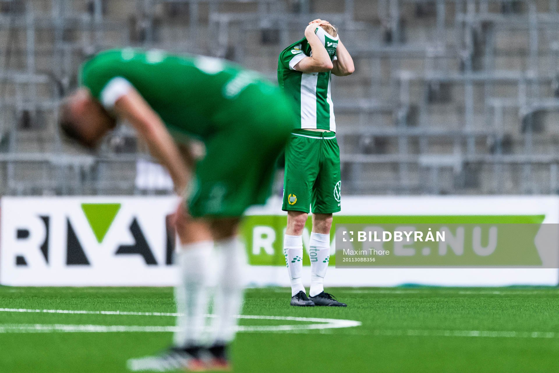 Hammarbys Gustav Ludwigson deppar