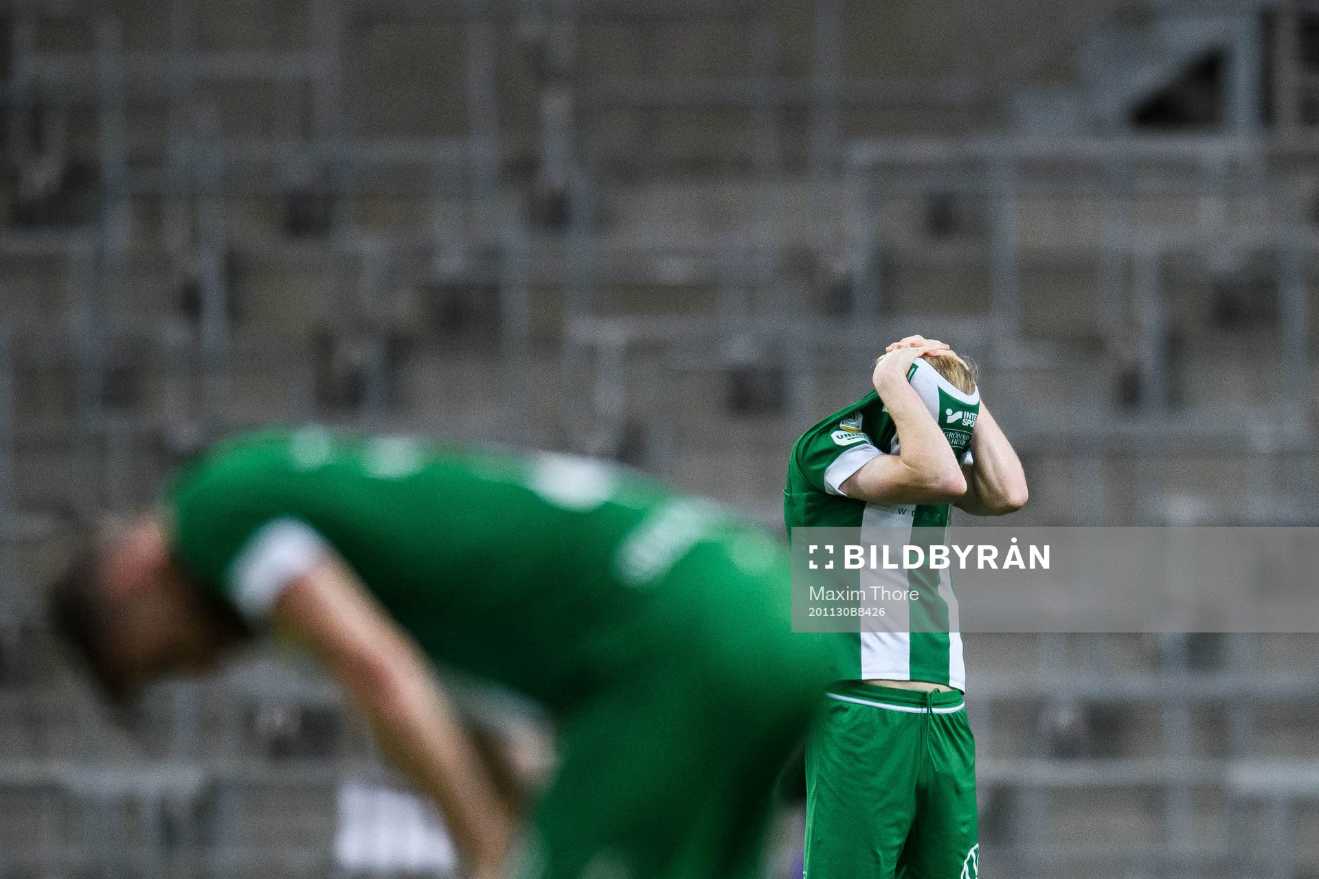 Hammarbys Gustav Ludwigson deppar