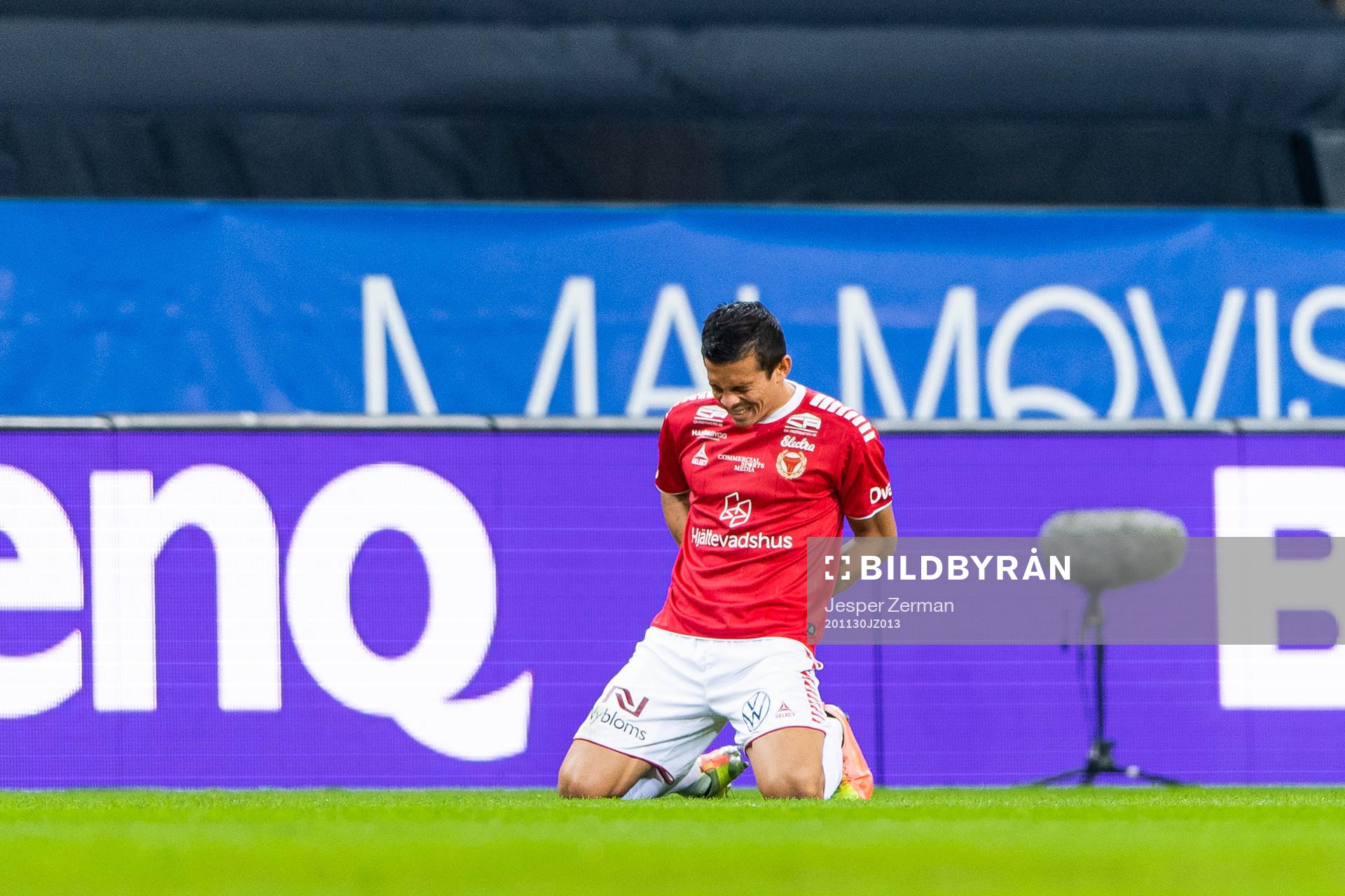 Kalmars Romario Pereira Sipiao har ont
