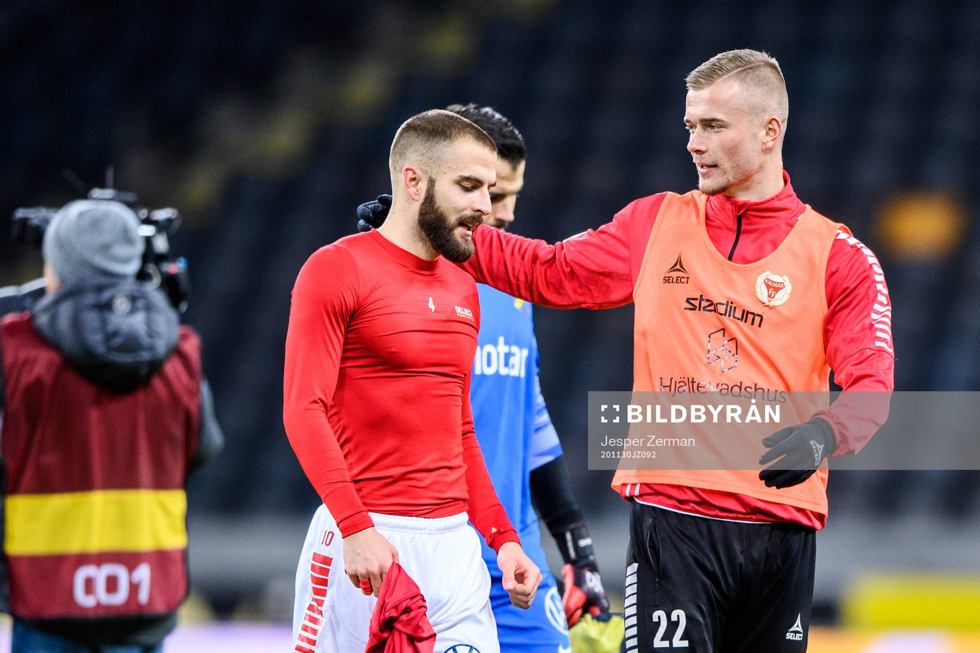 Kalmars Filip Sachpekidis och Alexander Ahl Holmström