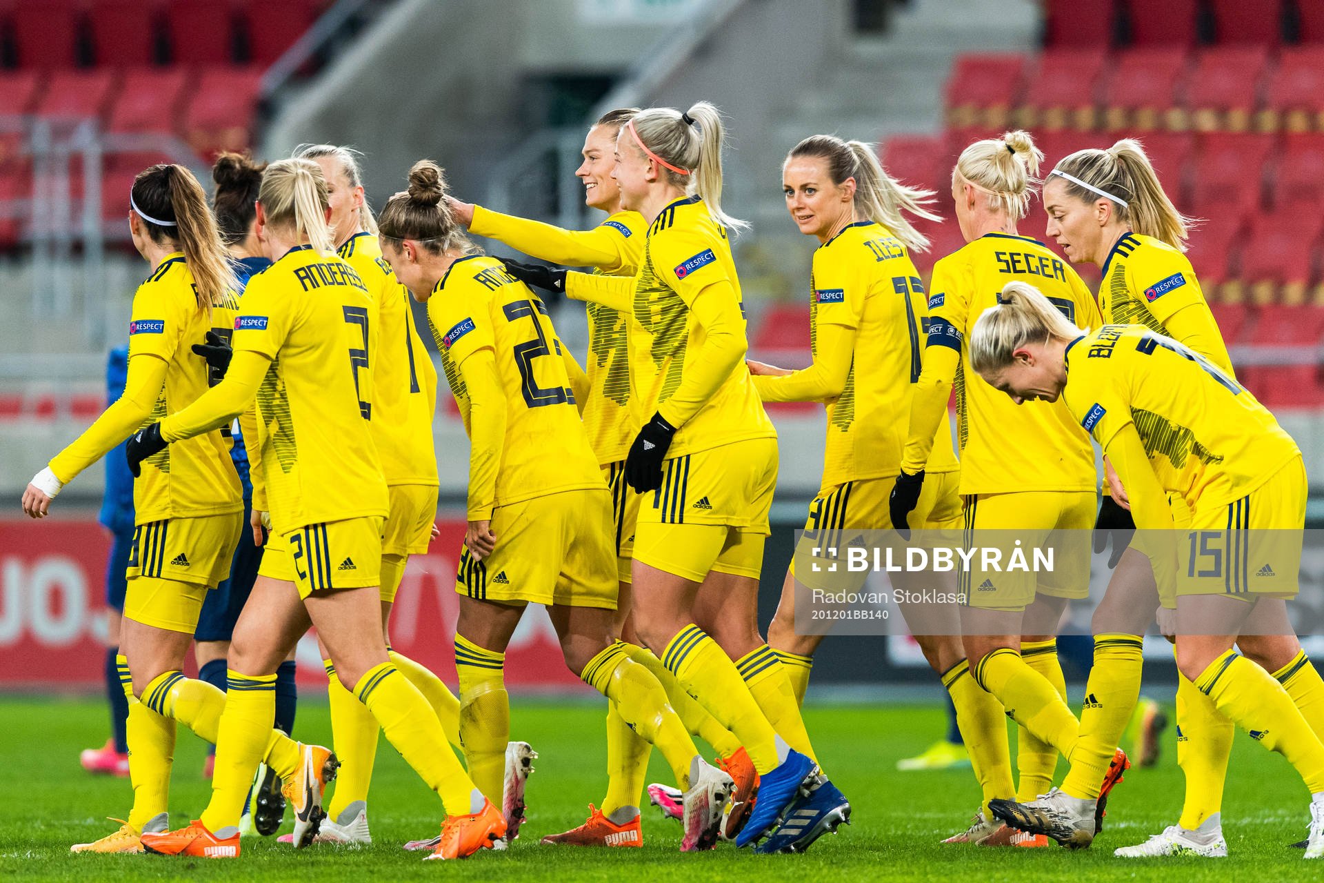 Kosovare Asllani, Jonna Andersson, Filippa Angeldahl,