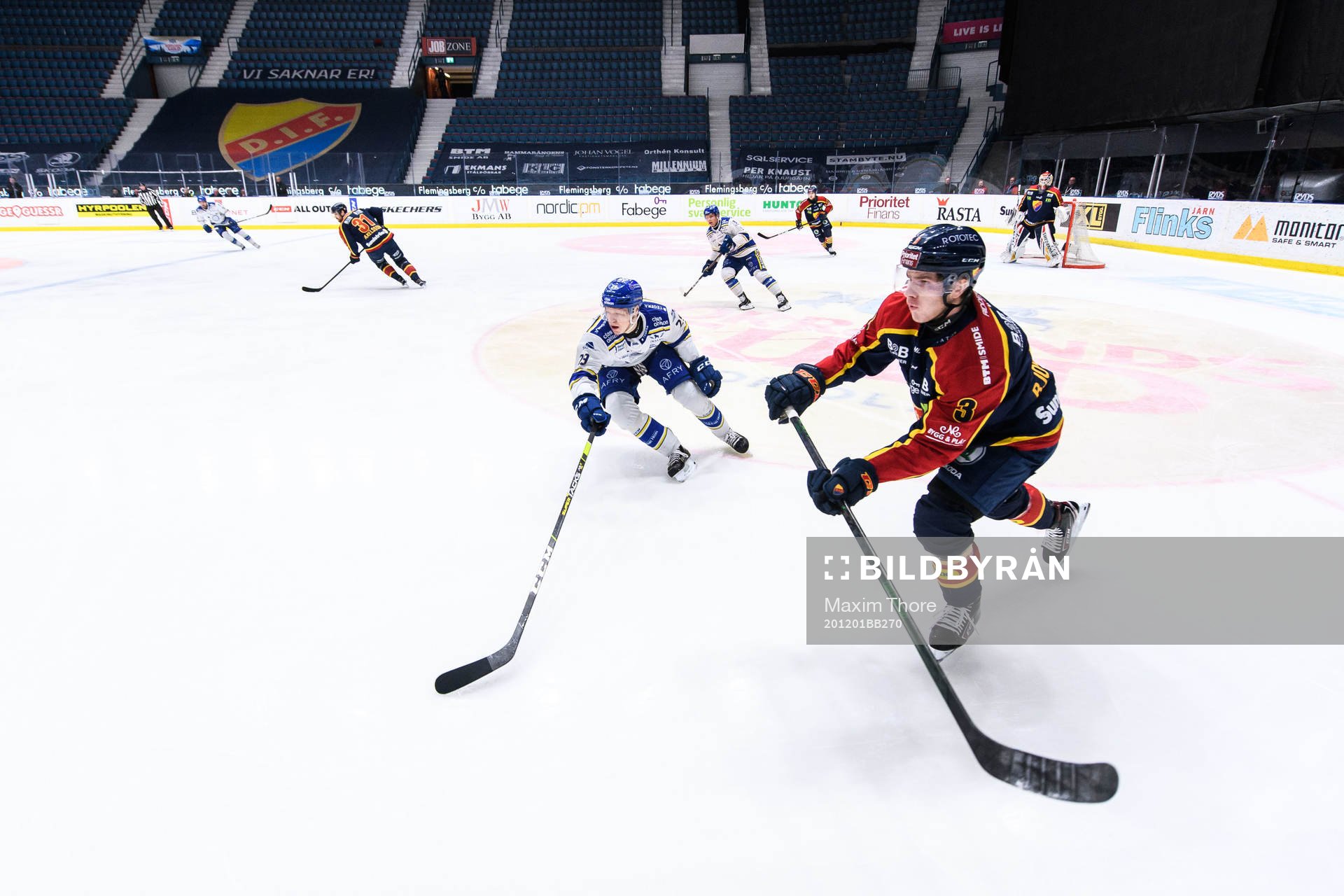Leksands Emil Heineman och Djurgårdens Tobias Björnfot