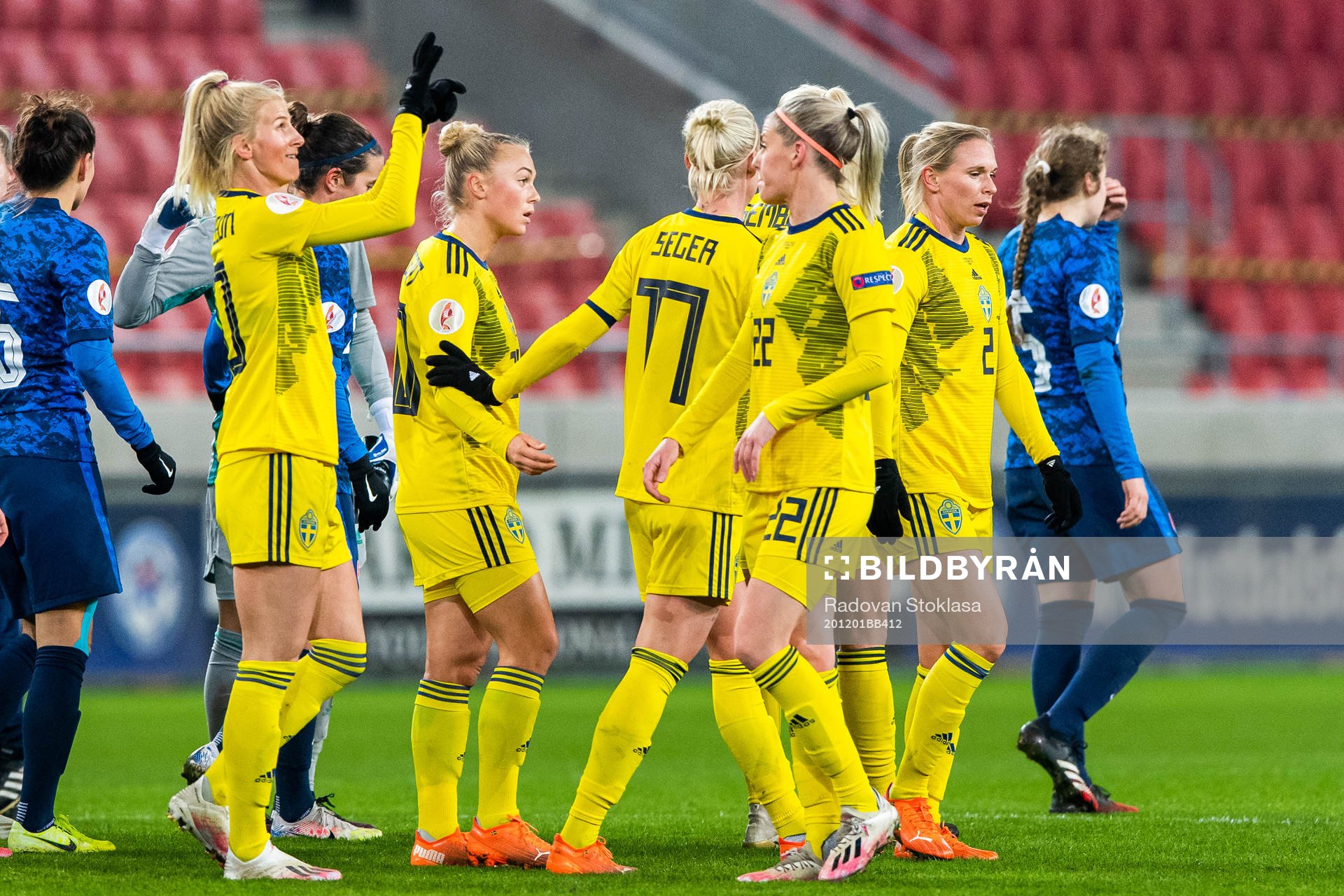 Sofia Jakobsson, Hanna Bennison, Caroline Seger, Olivia